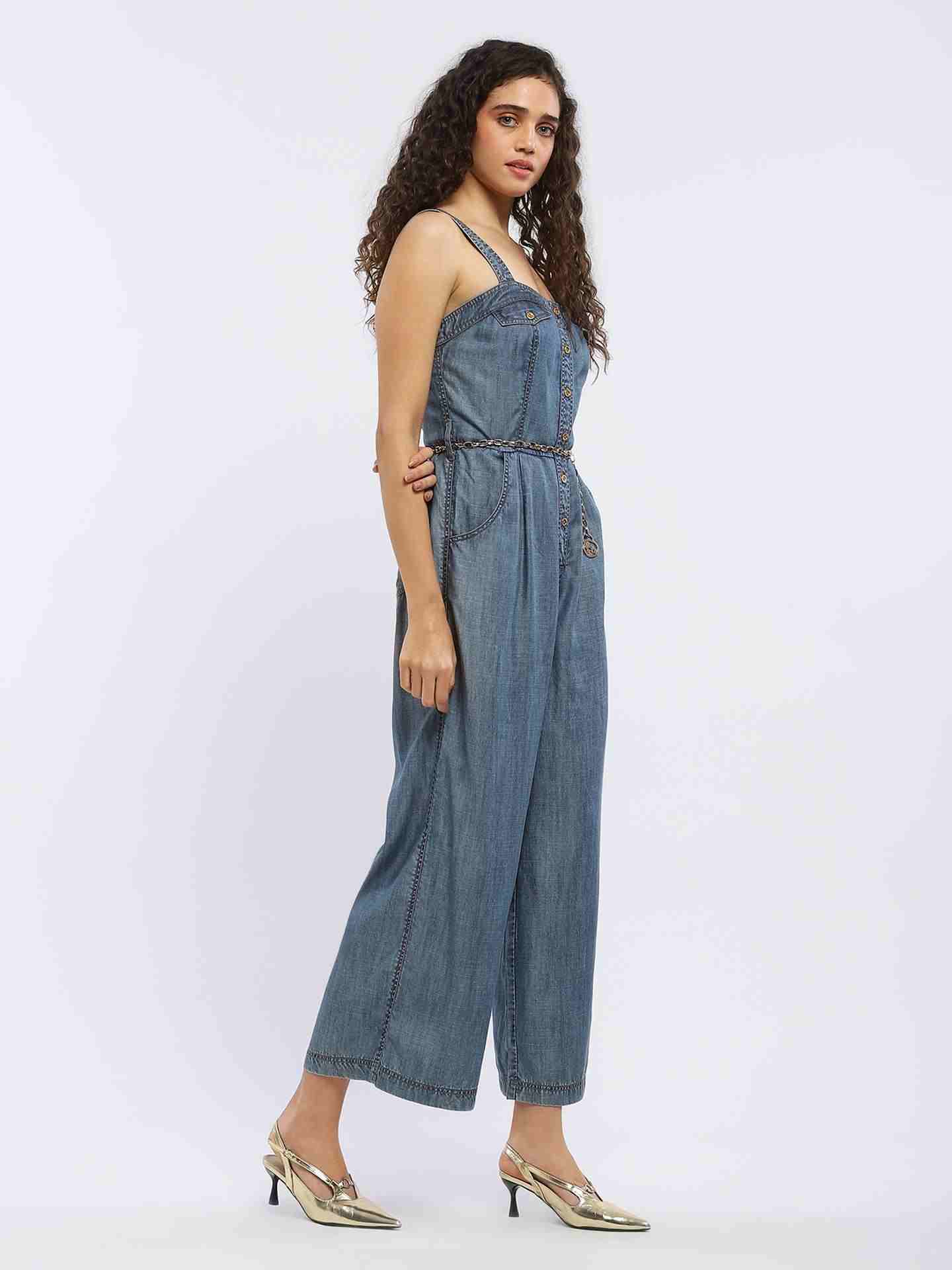 Blue Jolene Jumpsuit