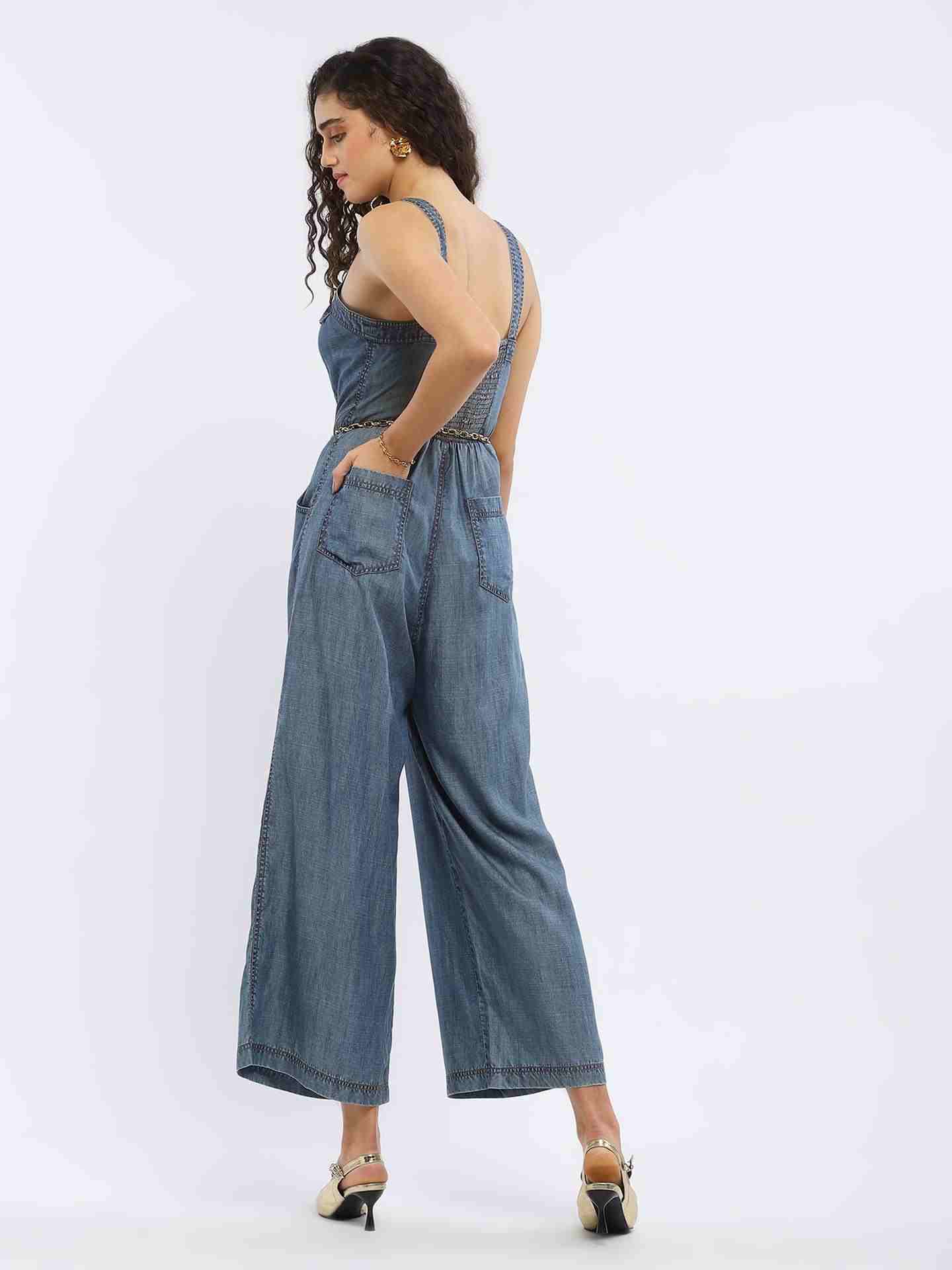 Blue Jolene Jumpsuit