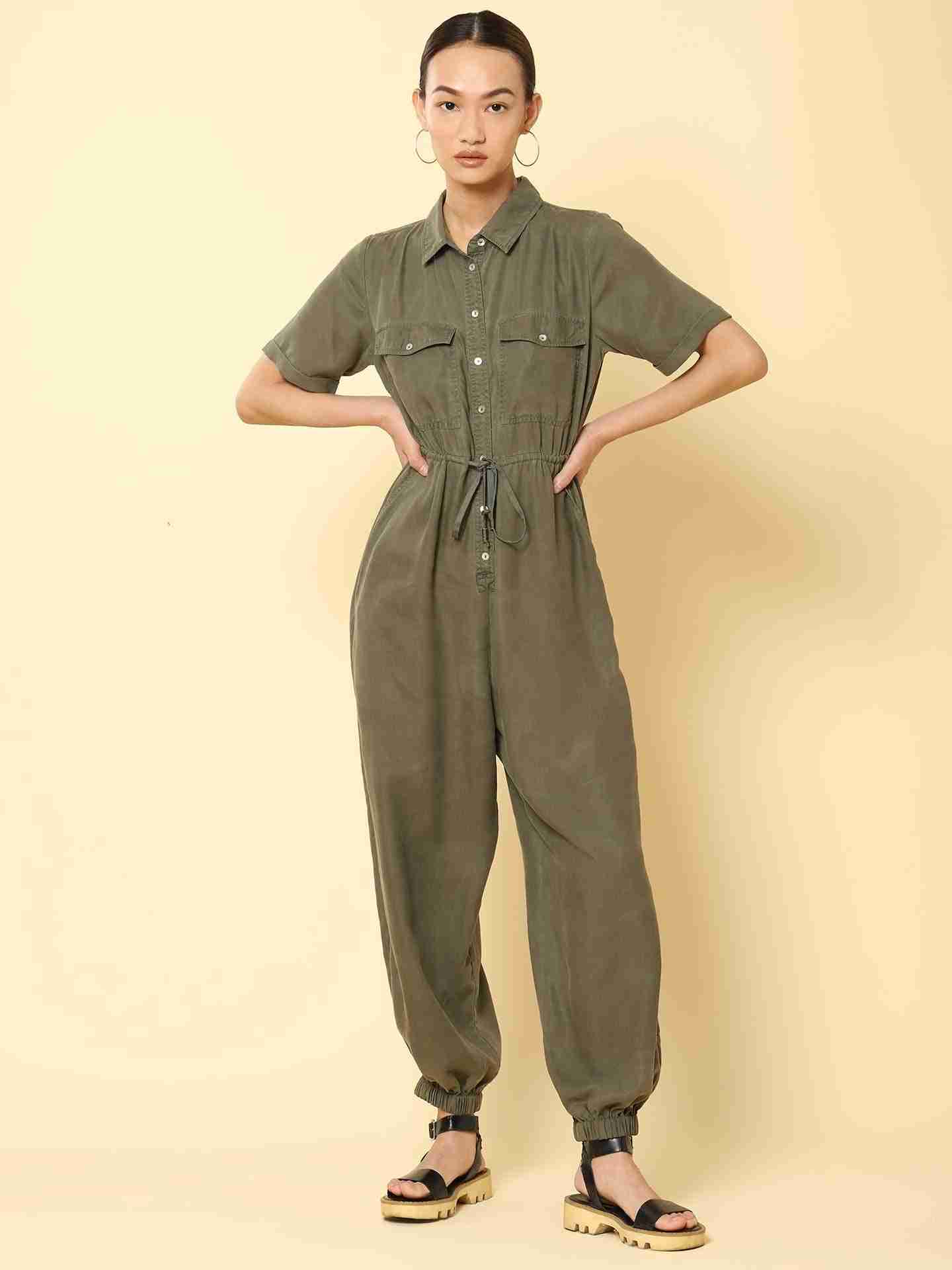 Olive Core Classics Jumpsuit