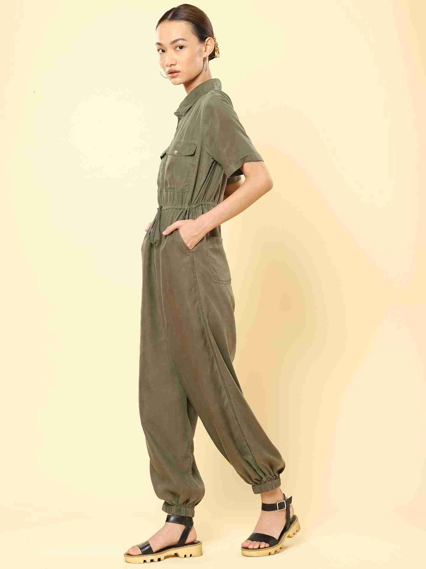 Olive Core Classics Jumpsuit