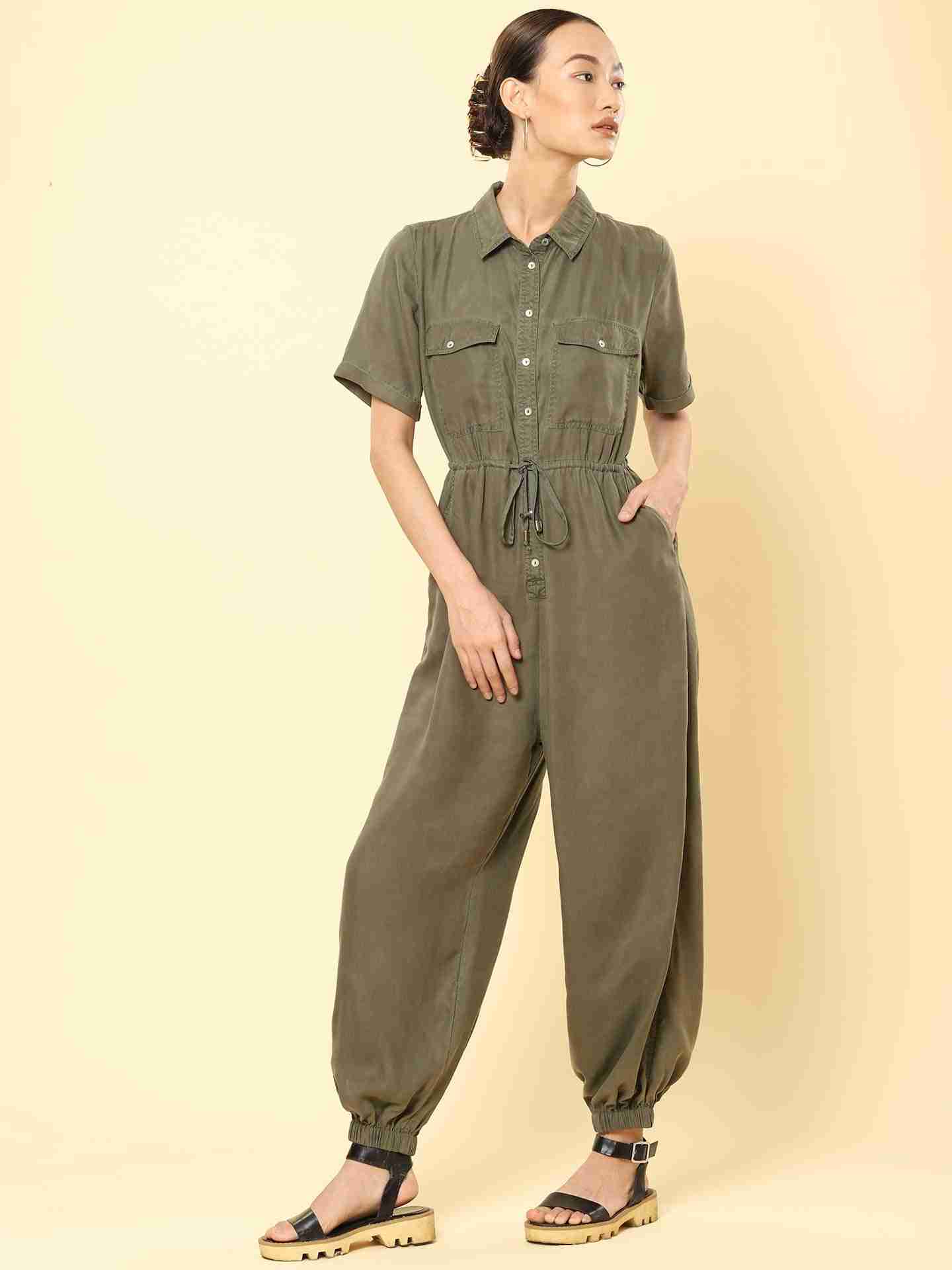 Olive Core Classics Jumpsuit