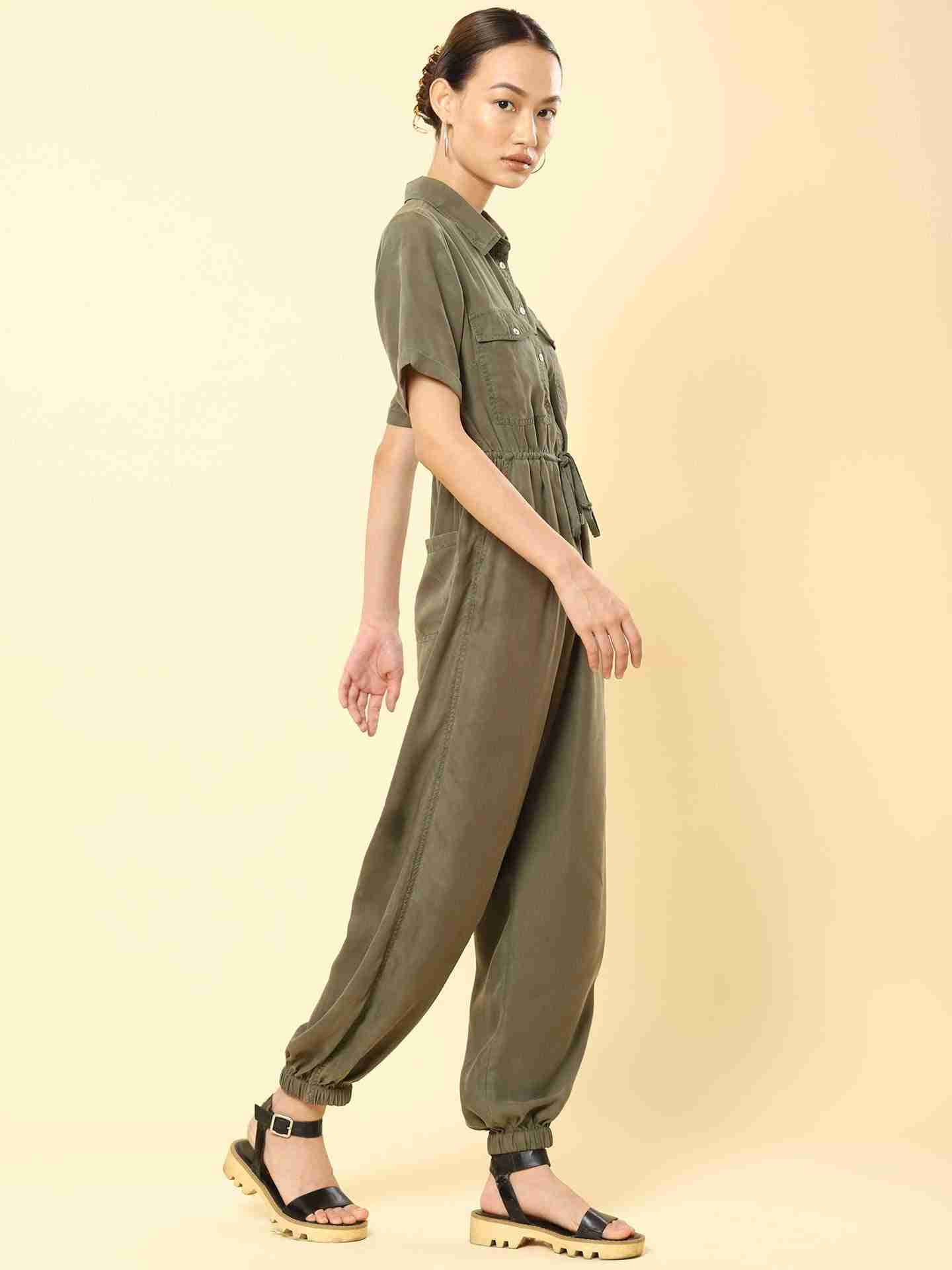 Olive Core Classics Jumpsuit