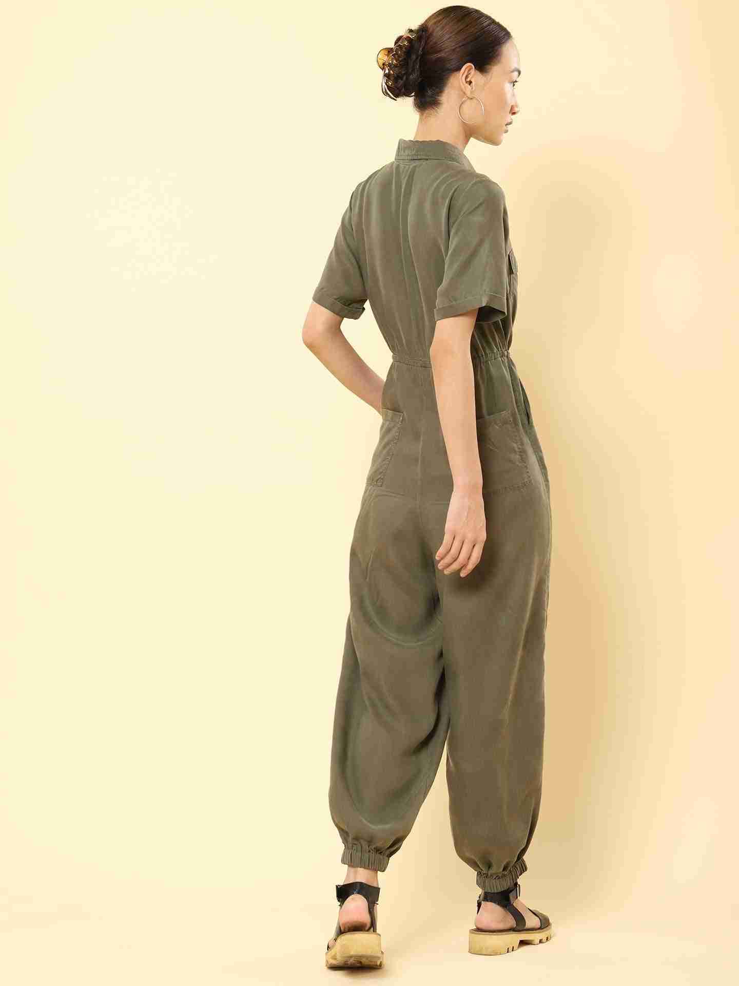 Olive Core Classics Jumpsuit