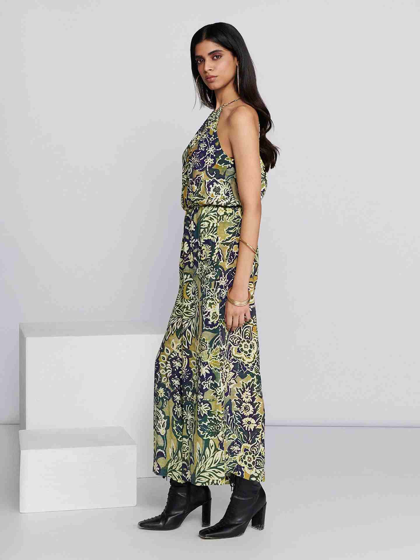 Green Multi Briar Jumpsuit