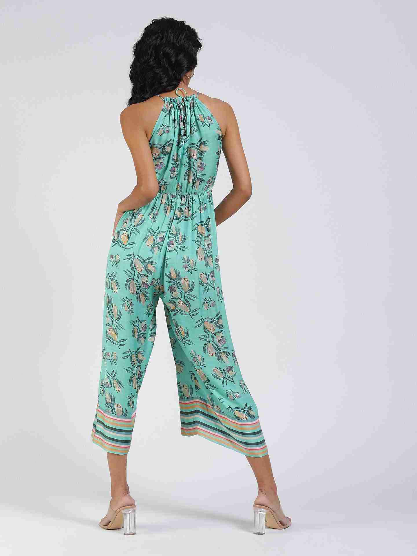 Mint Daisy Jumpsuit