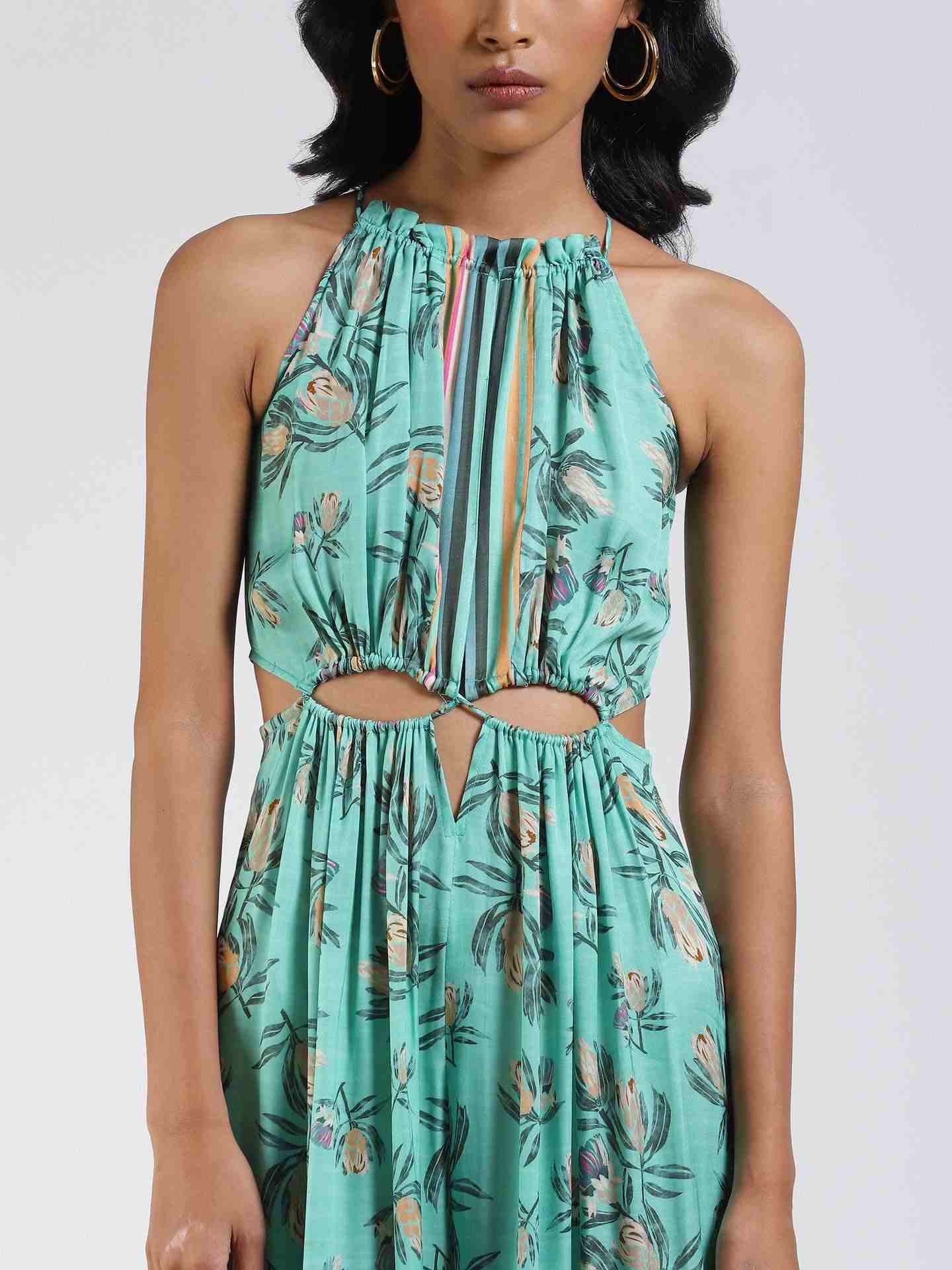 Mint Daisy Jumpsuit
