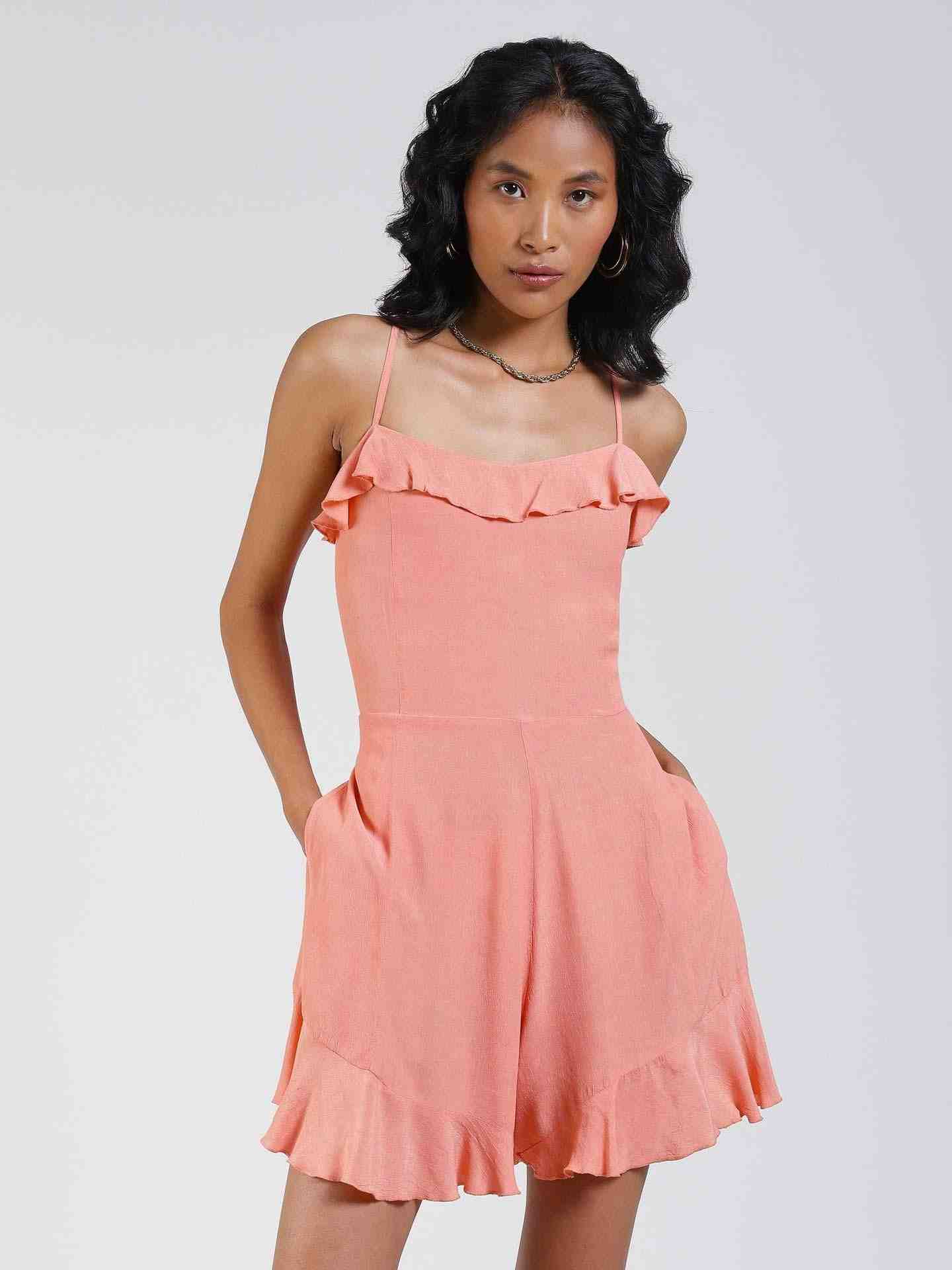 Peach Sienna Jumpsuit