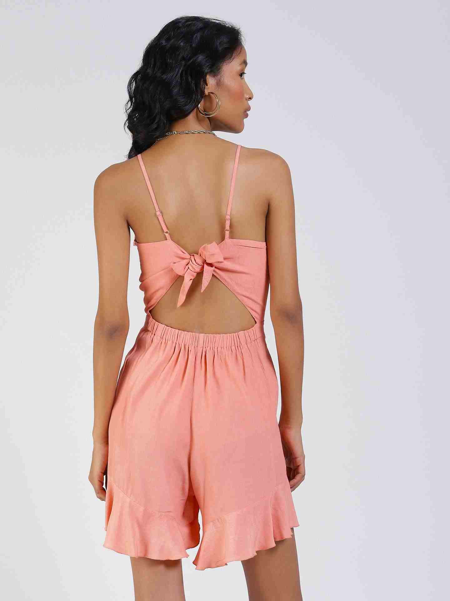 Peach Sienna Jumpsuit