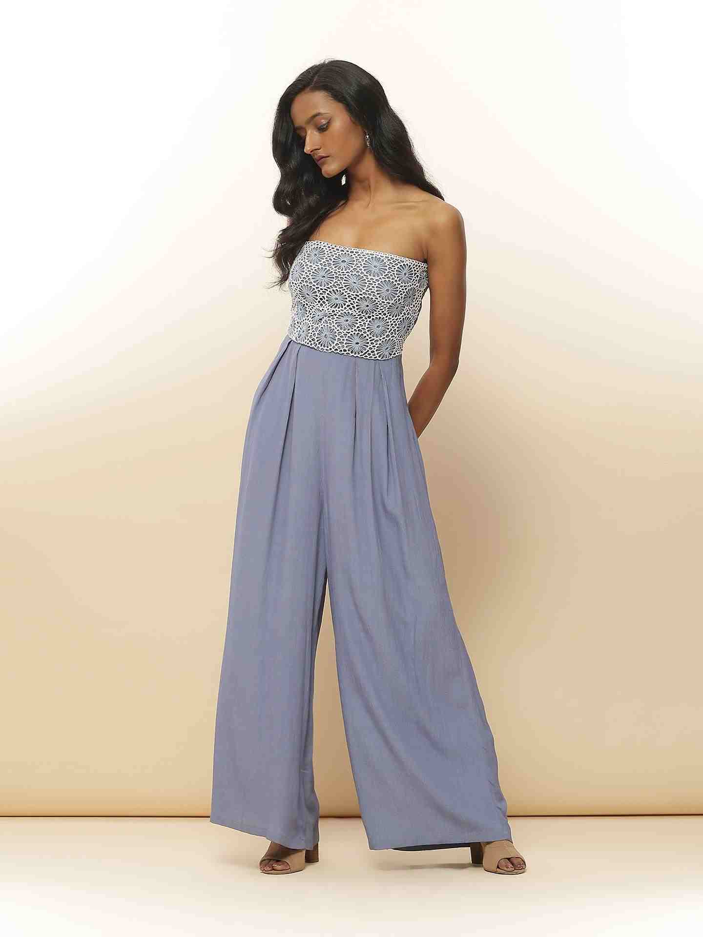 Denim Blue Laurel Jumpsuit