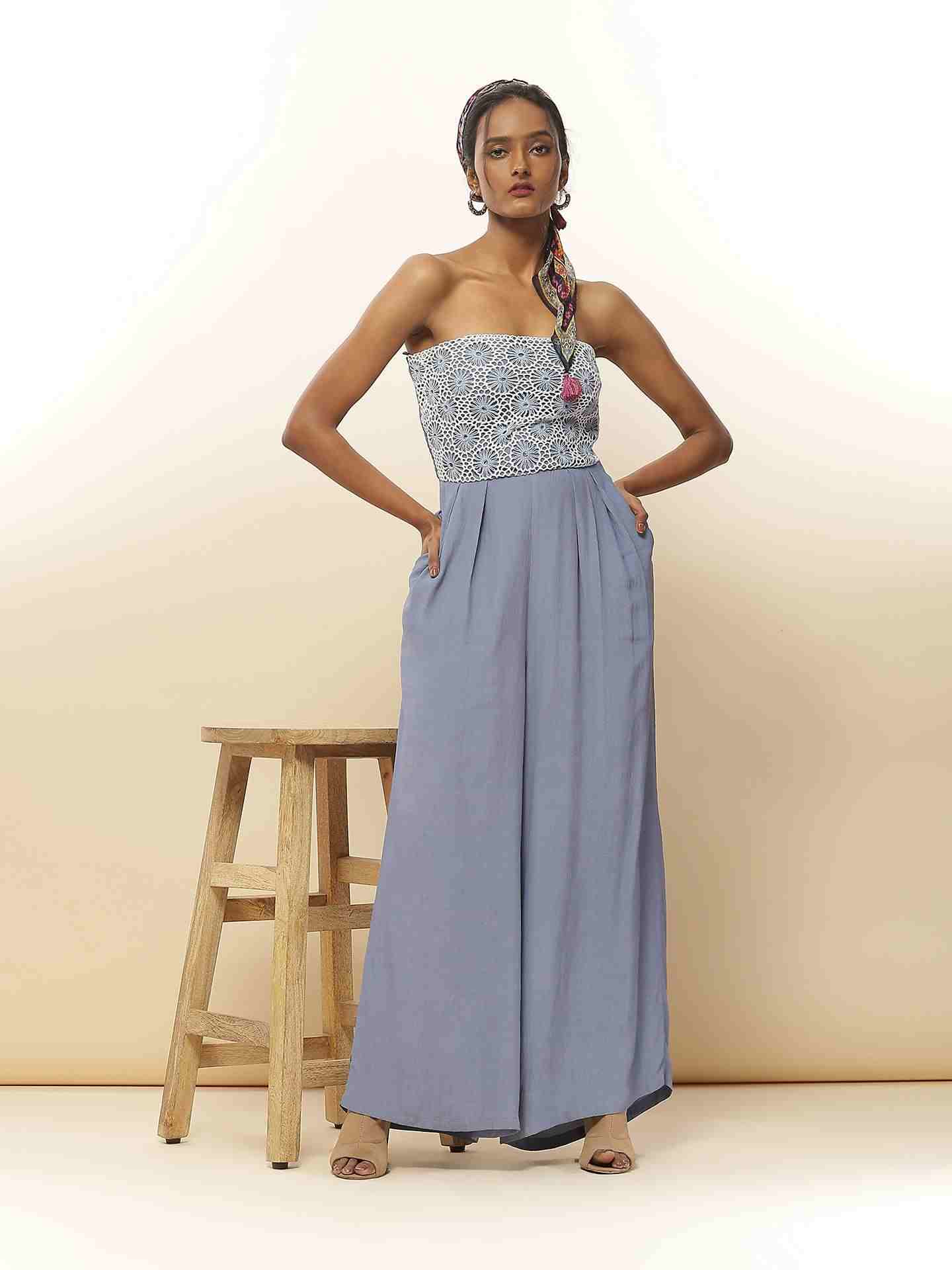 Denim Blue Laurel Jumpsuit