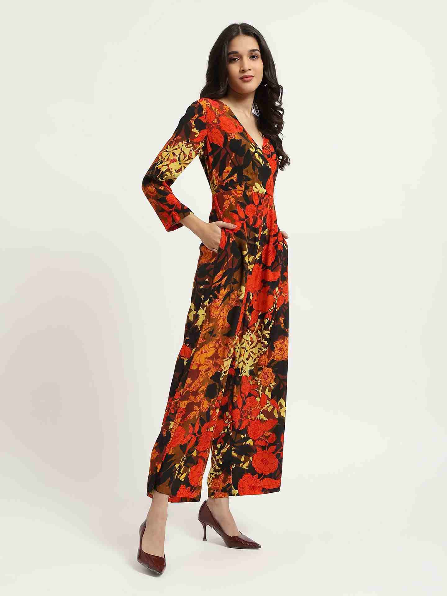 Black Floriane Jumpsuit