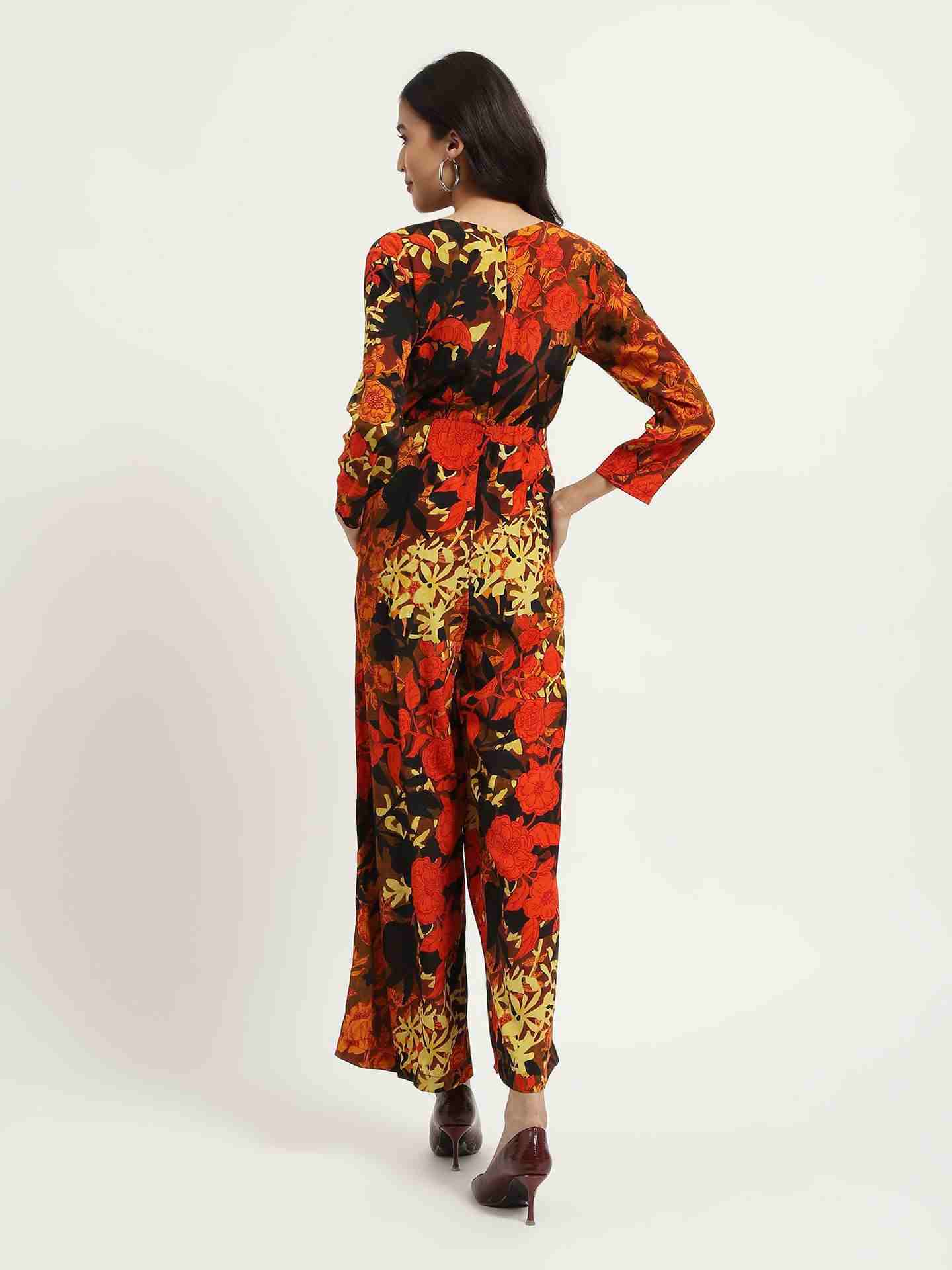 Black Floriane Jumpsuit