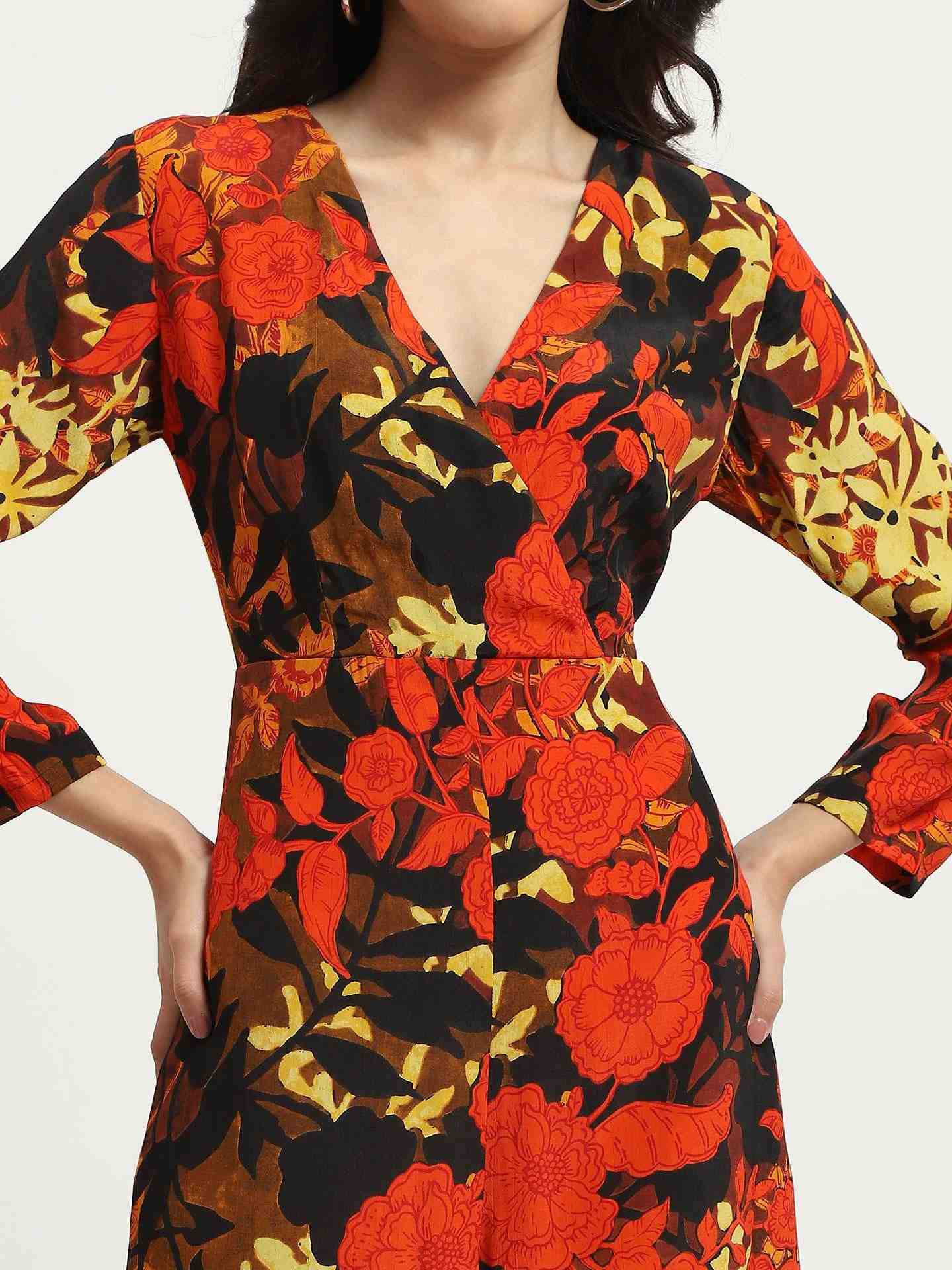 Black Floriane Jumpsuit