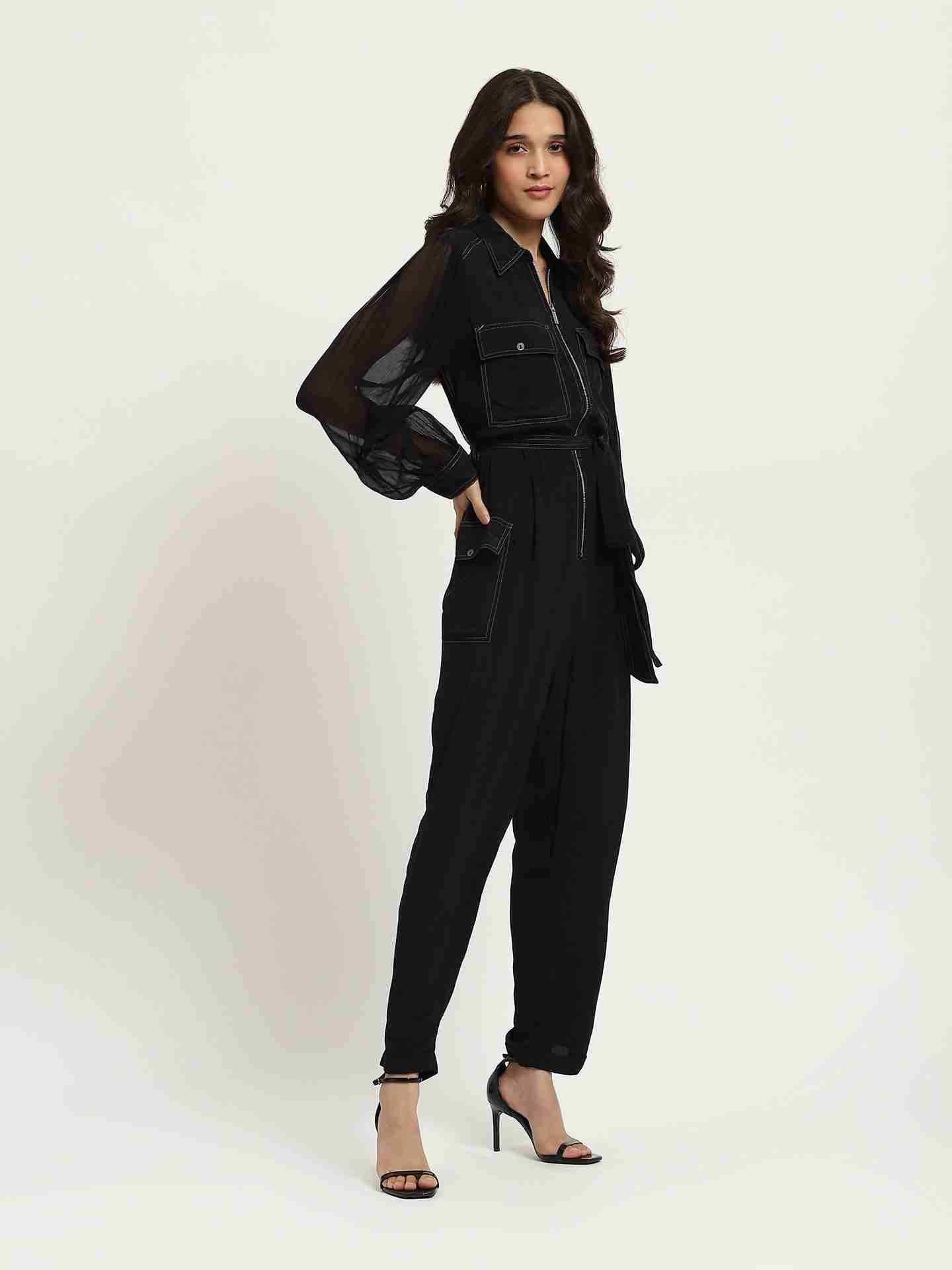 Black Serena Jumpsuit