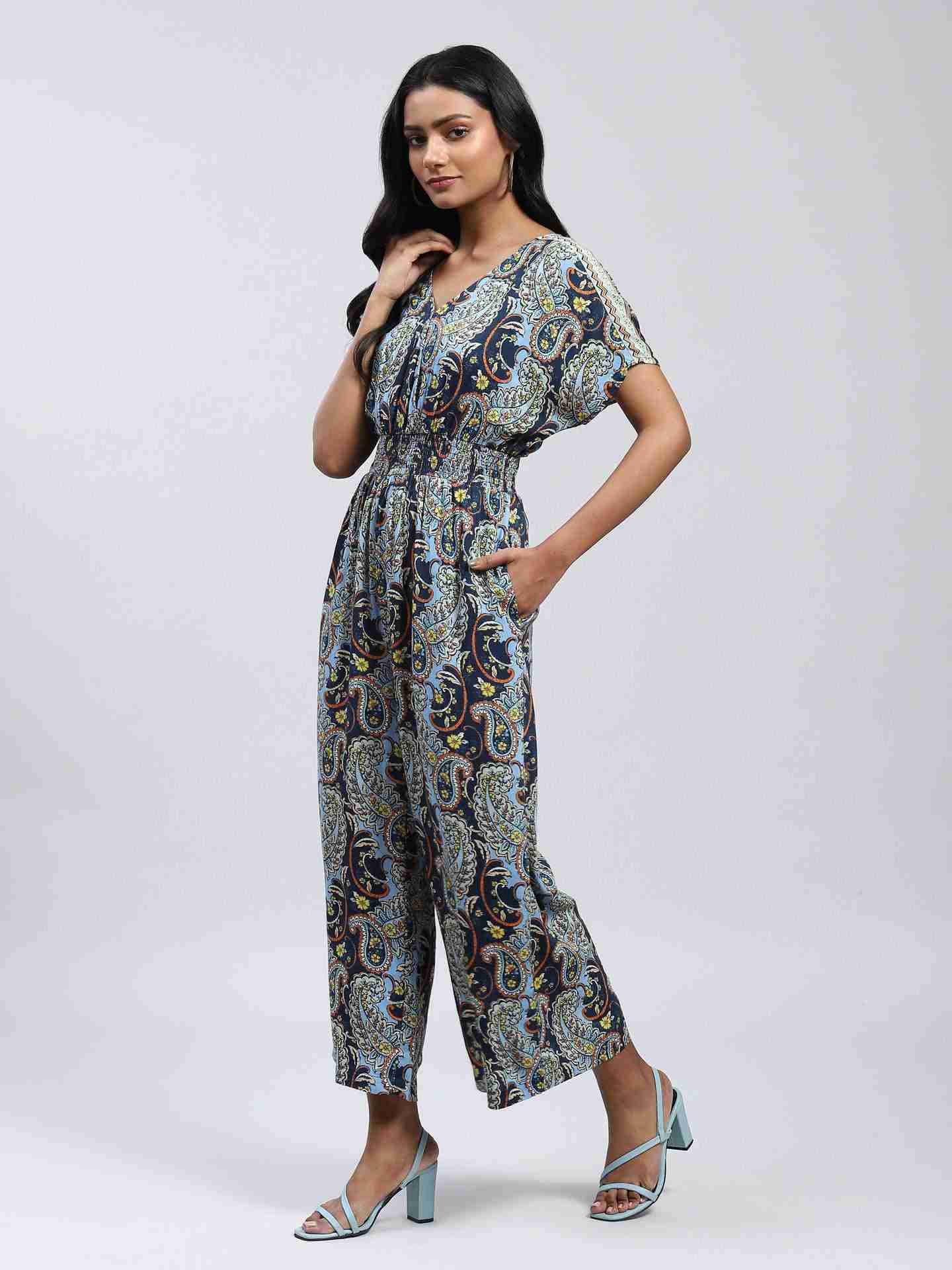 Navy Zinnia Jumpsuit