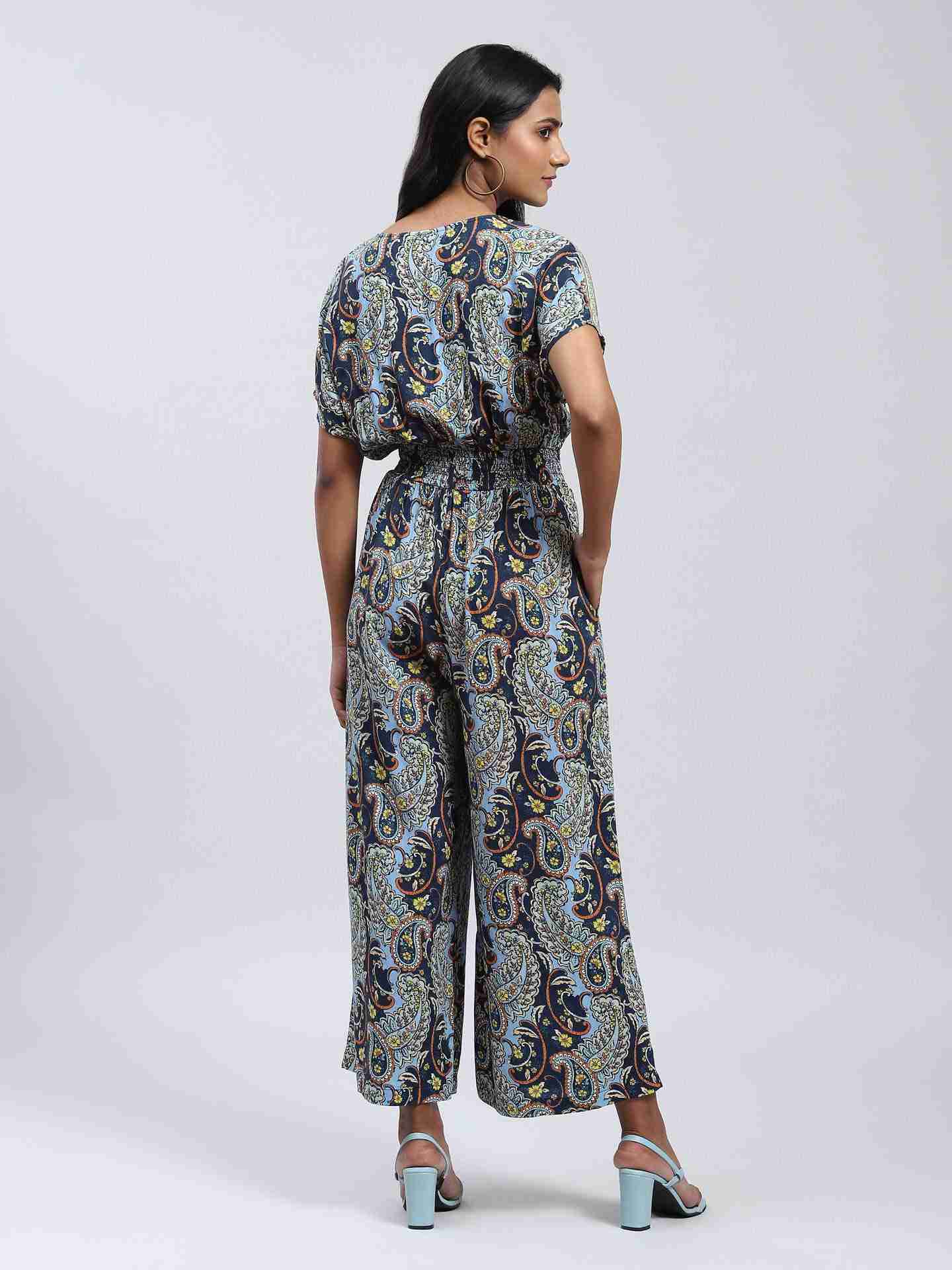 Navy Zinnia Jumpsuit