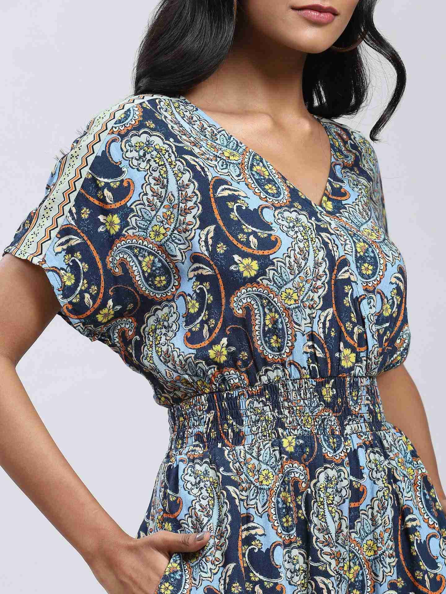 Navy Zinnia Jumpsuit