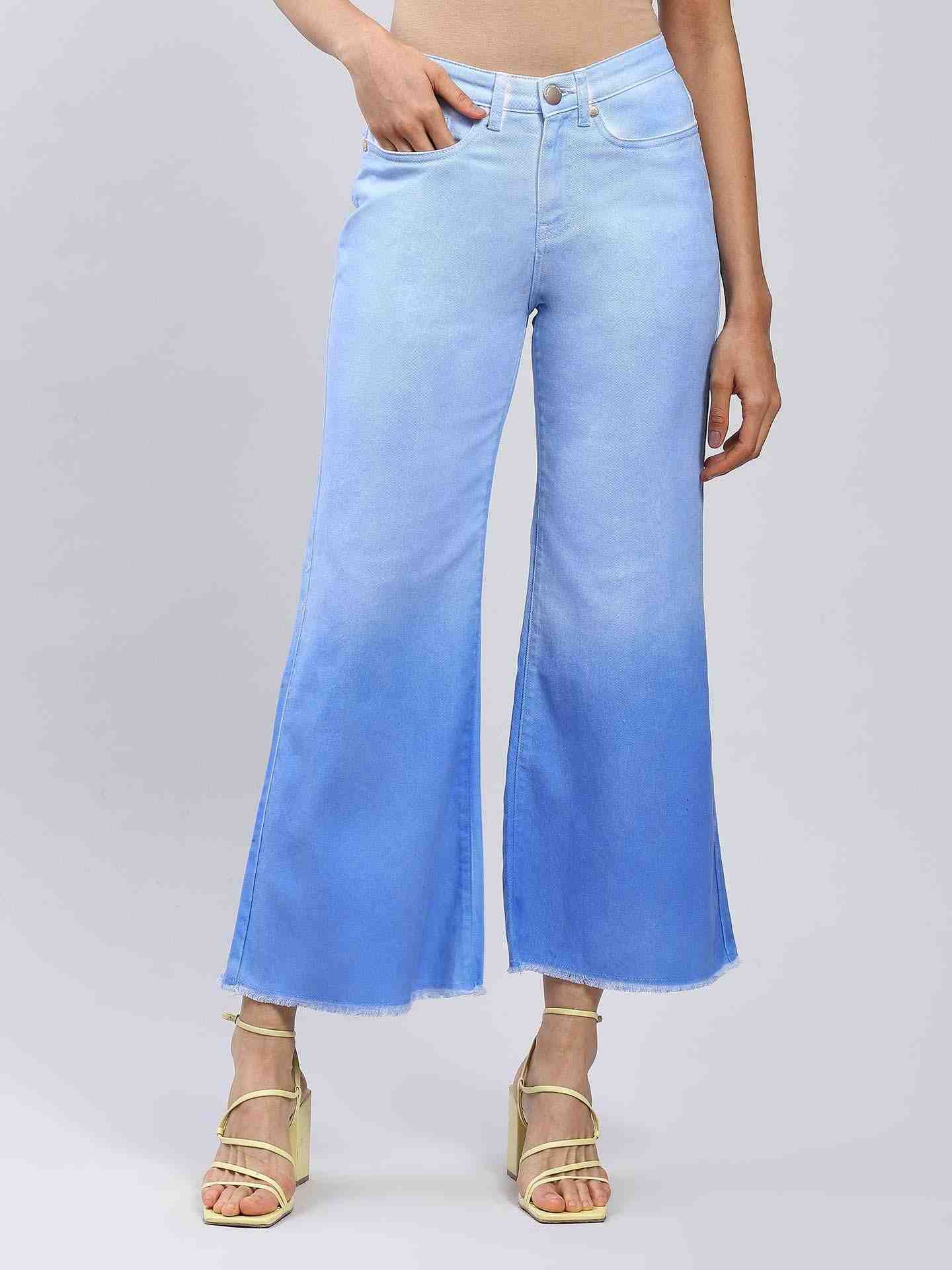 Blue Ombre Denim Jeans