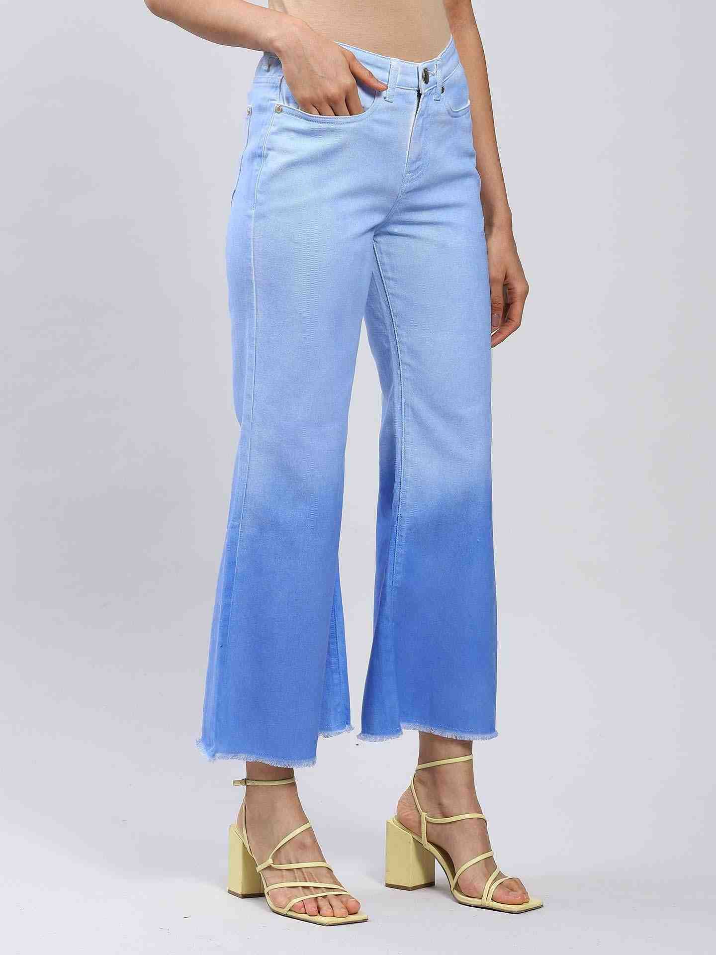 Blue Ombre Denim Jeans