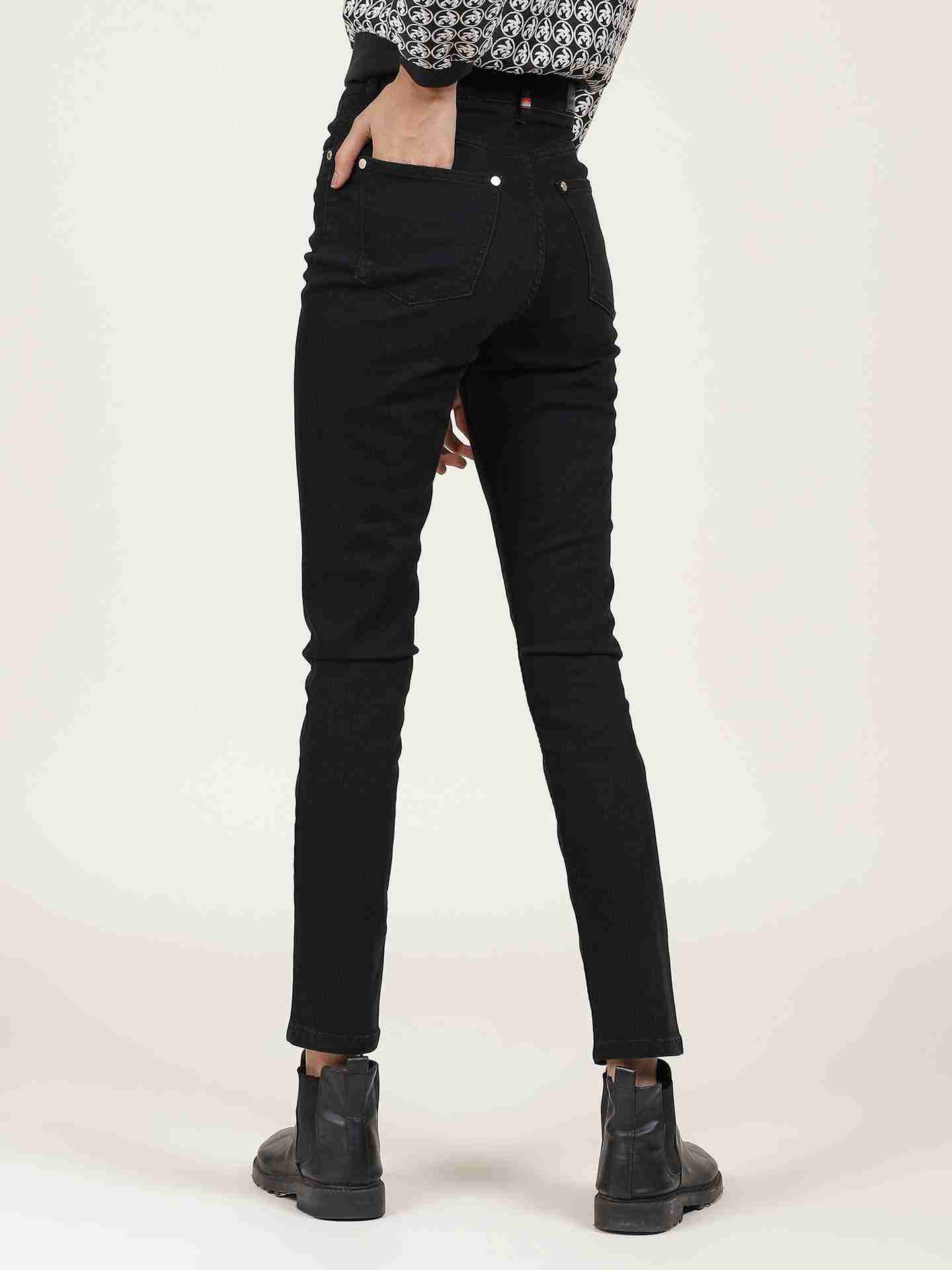 Black Denim Drift Skinny Jeans