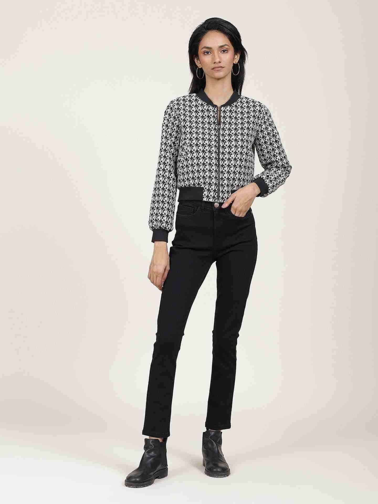 Black Denim Drift Skinny Jeans