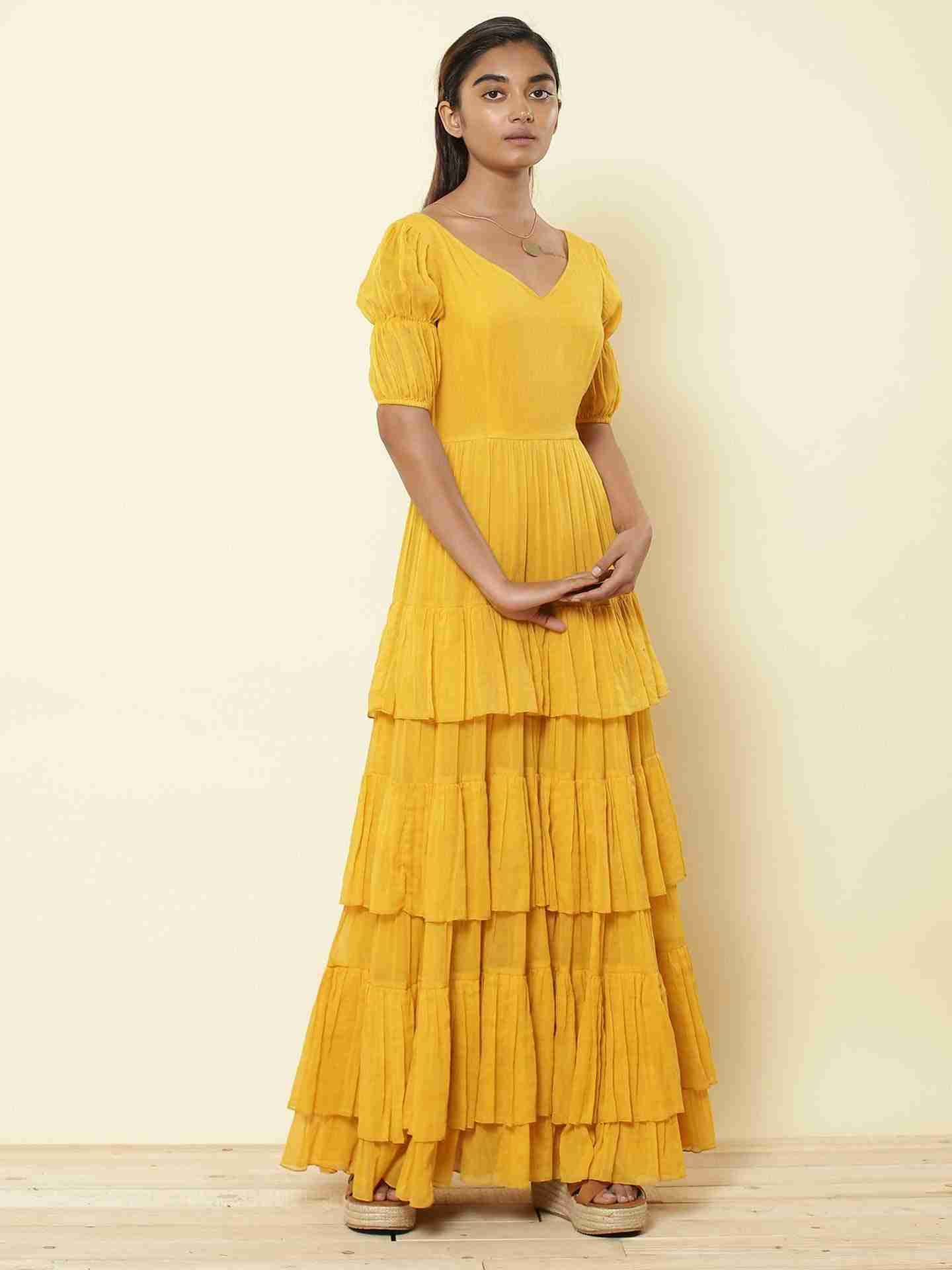 Yellow Moda Bella Dress