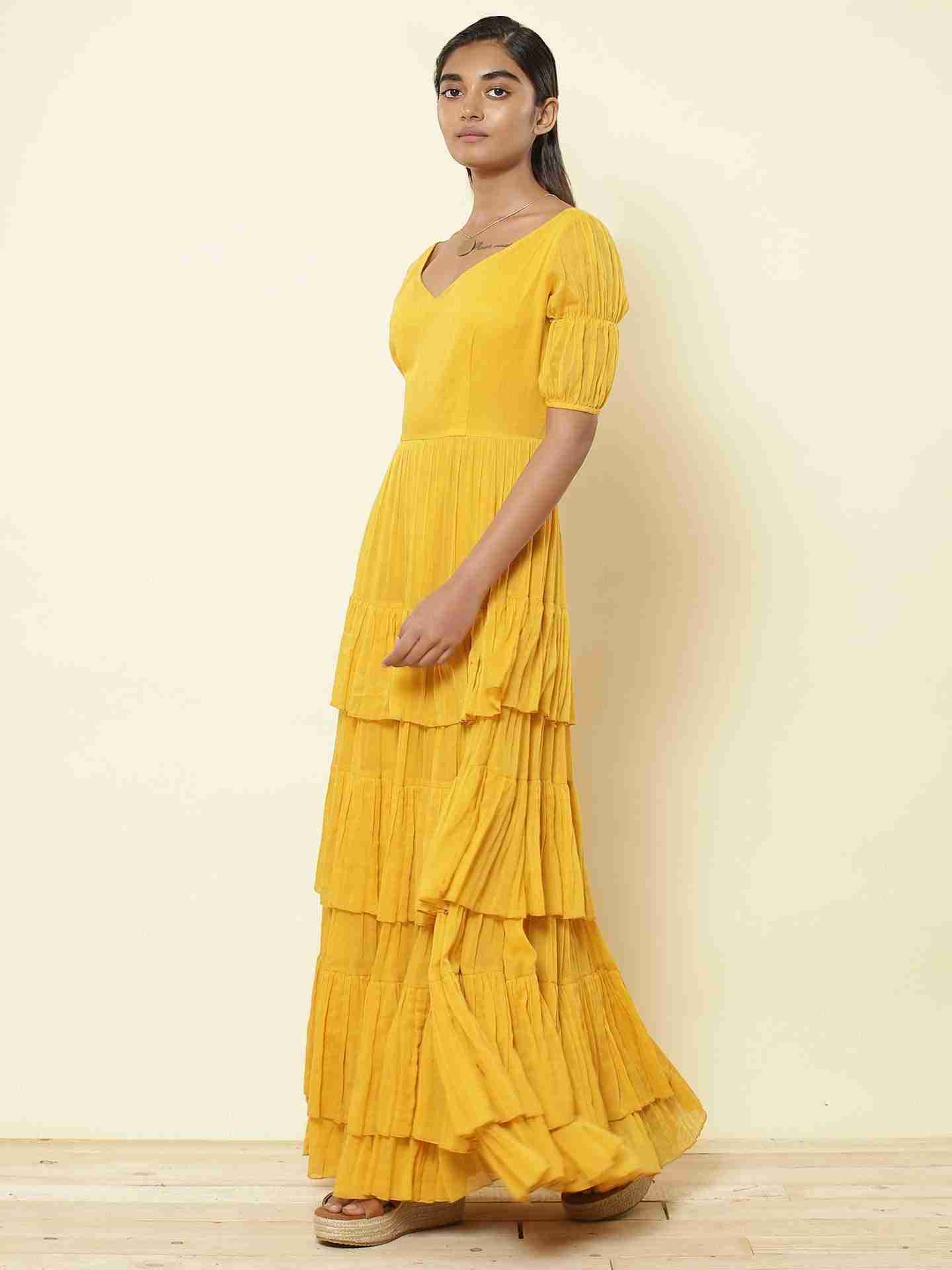 Yellow Moda Bella Dress