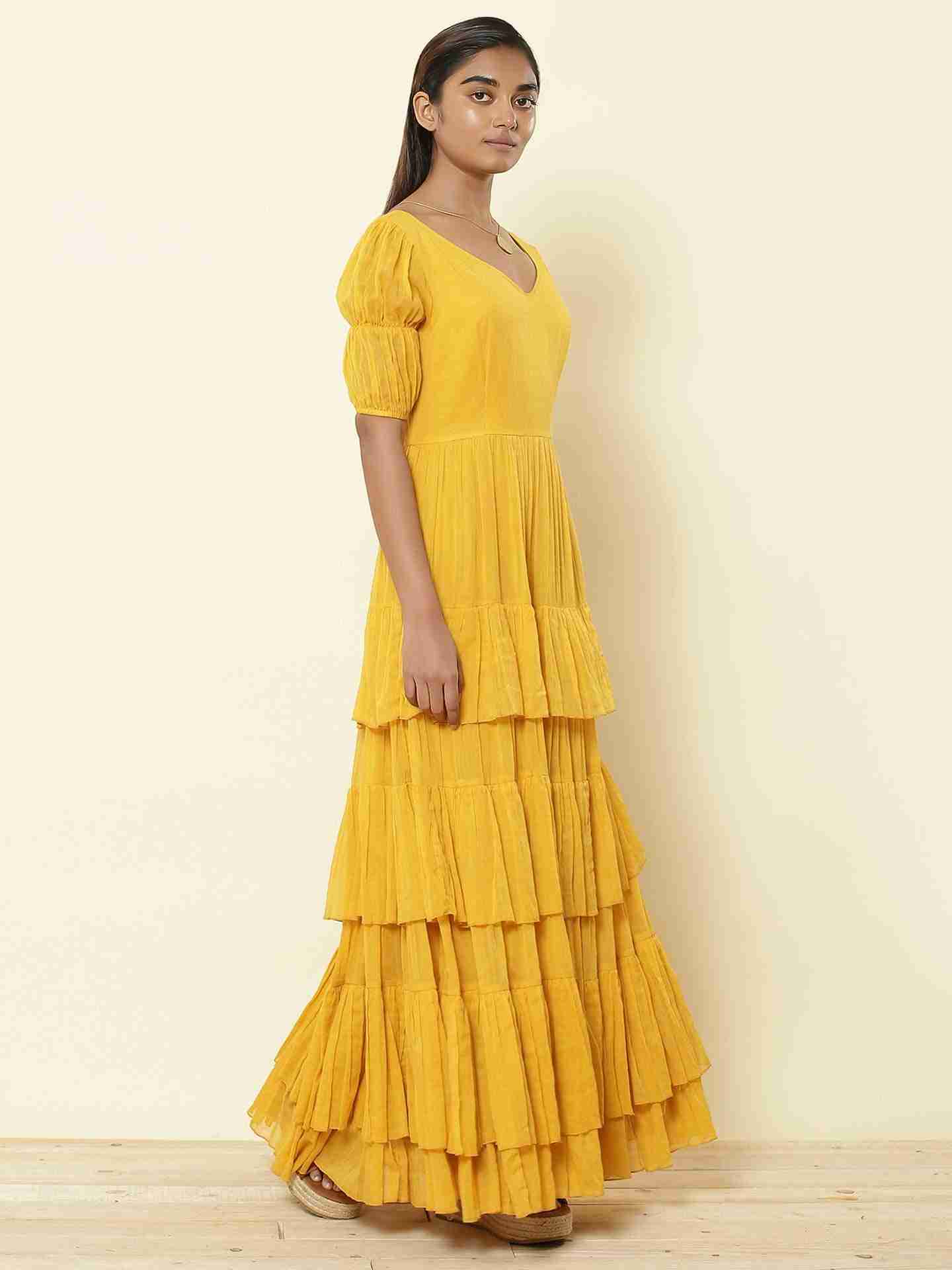 Yellow Moda Bella Dress