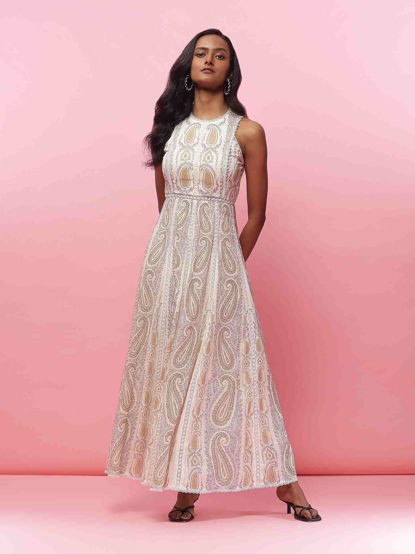 Ecru Marcella Long Dress