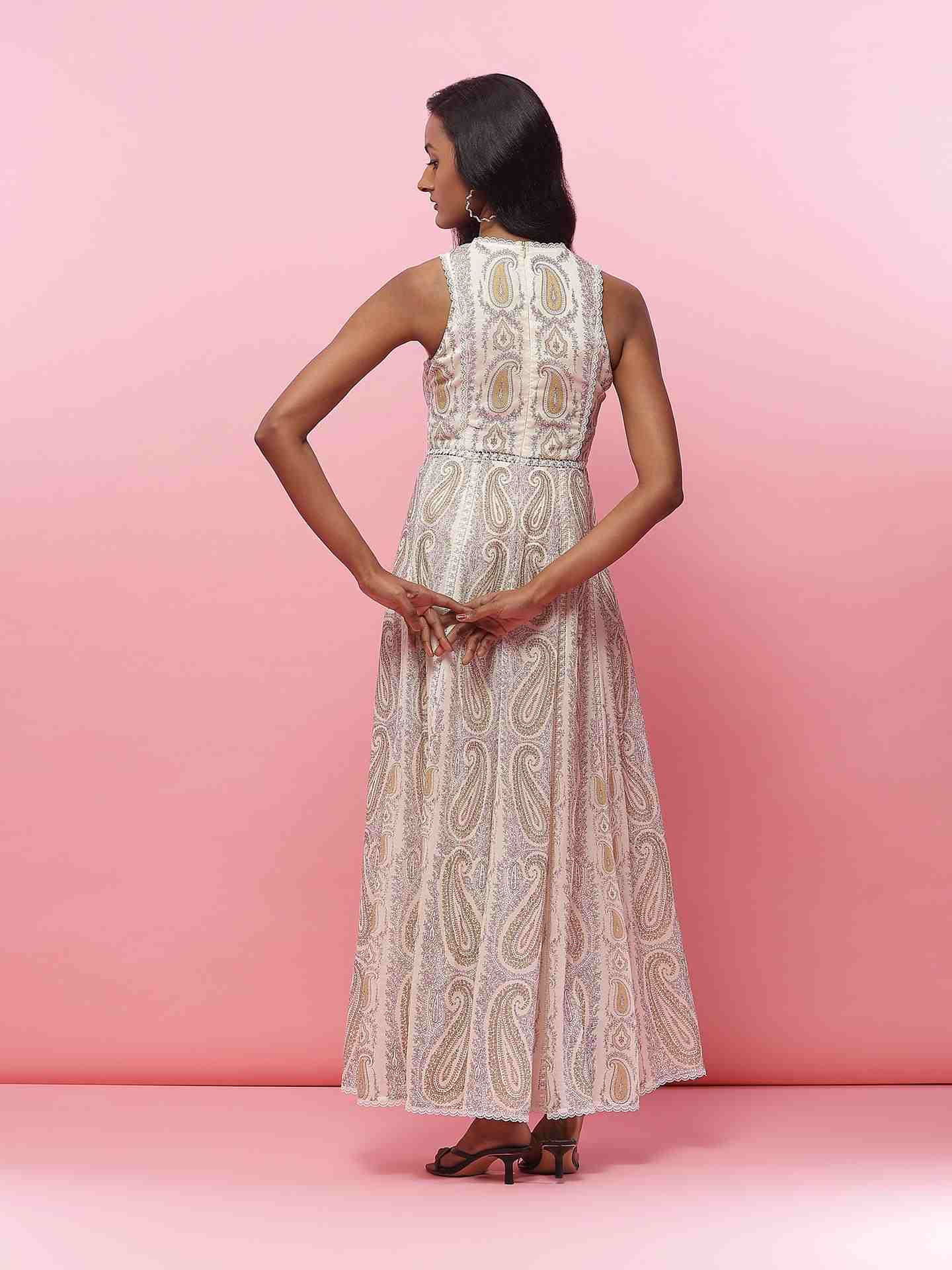 Ecru Marcella Long Dress