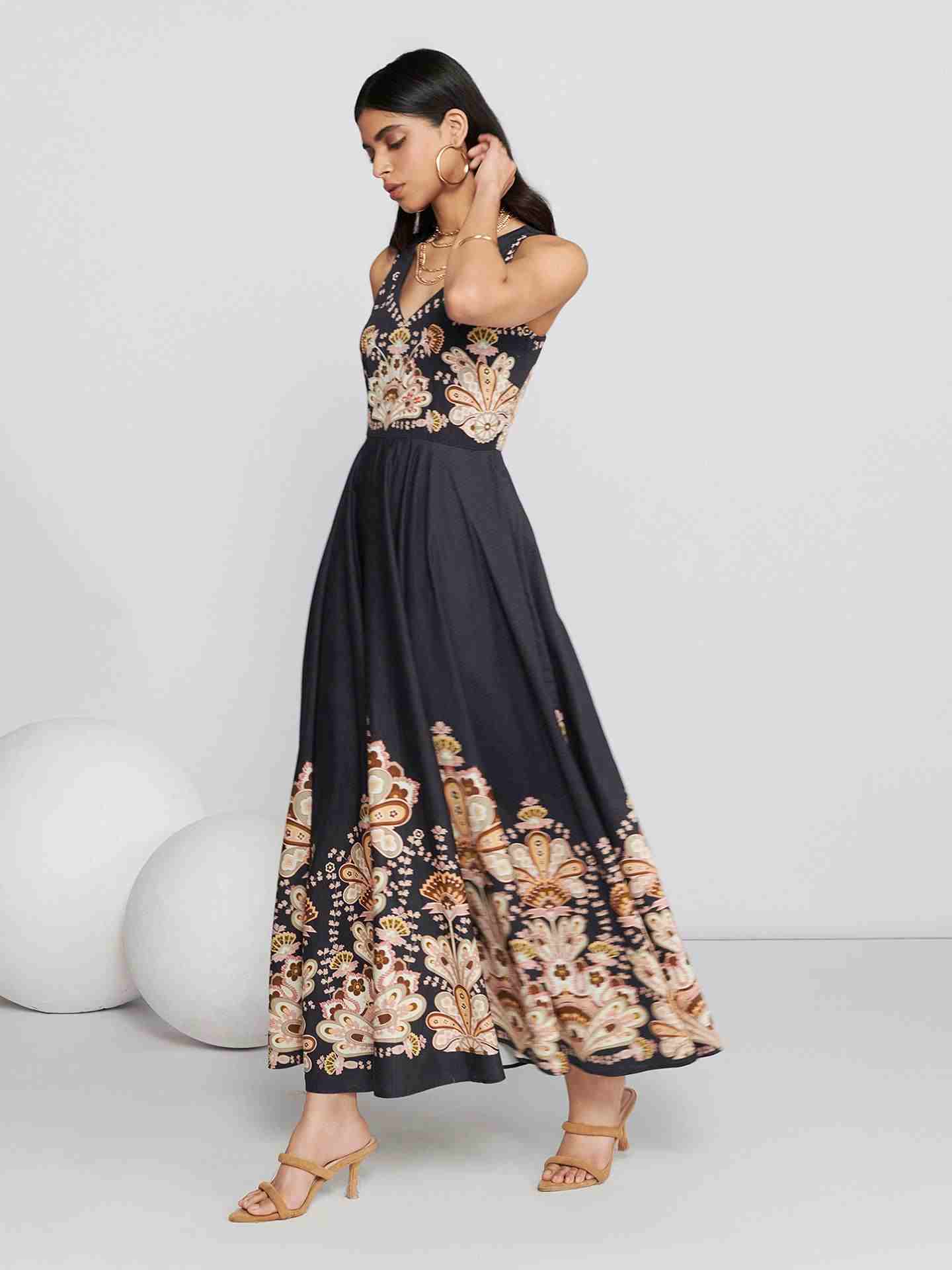 Black Chleodora Long Dress
