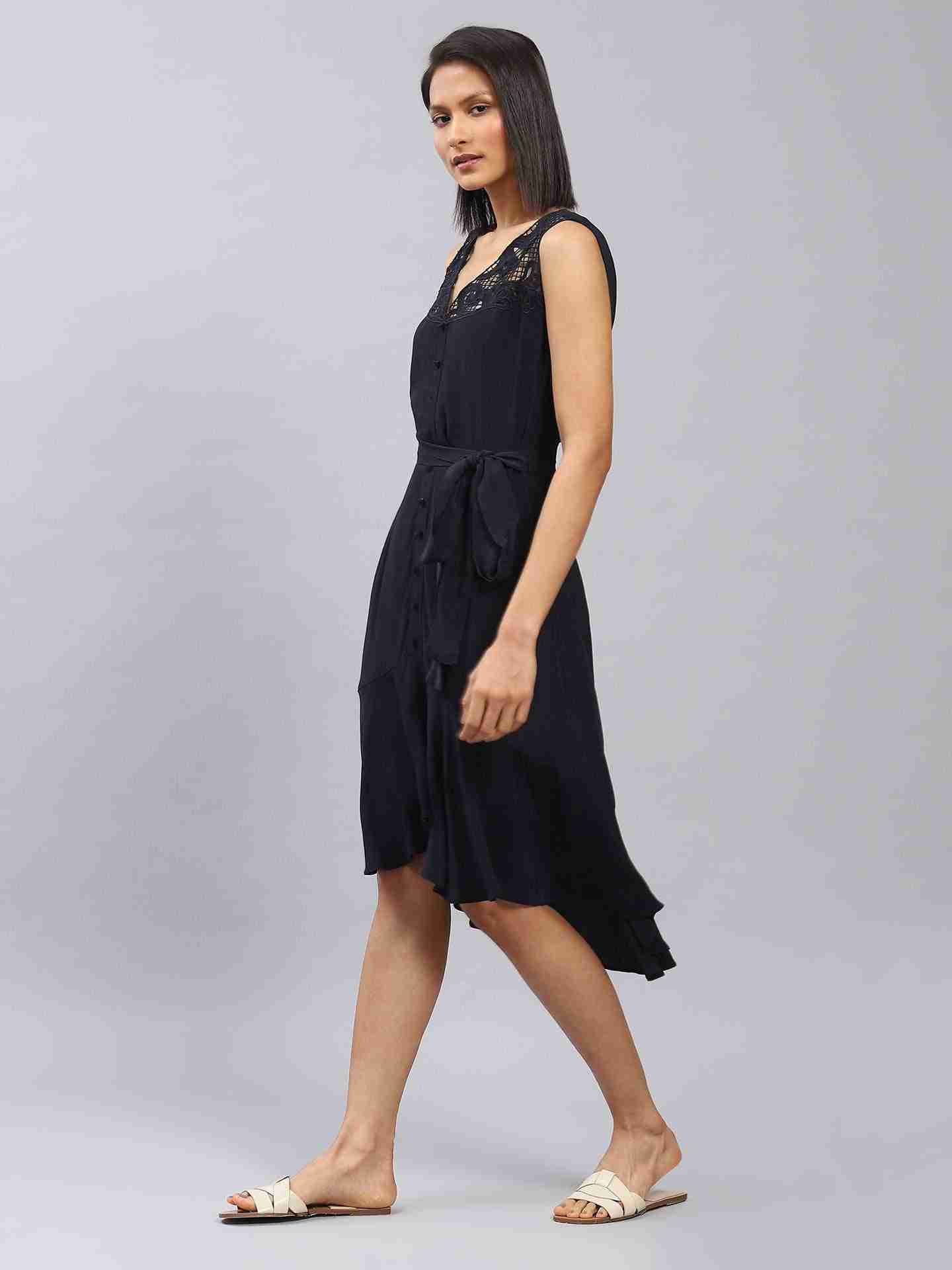 Navy Aliana Dress