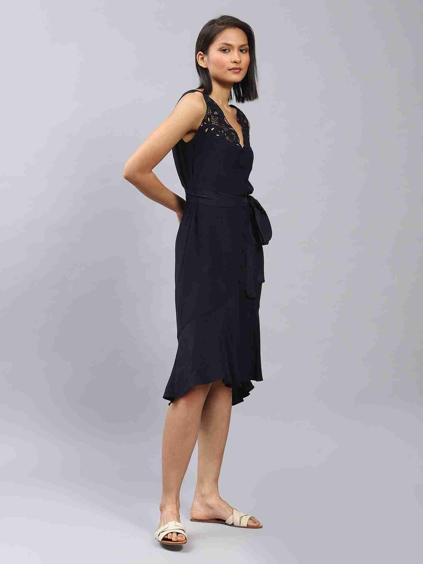 Navy Aliana Dress