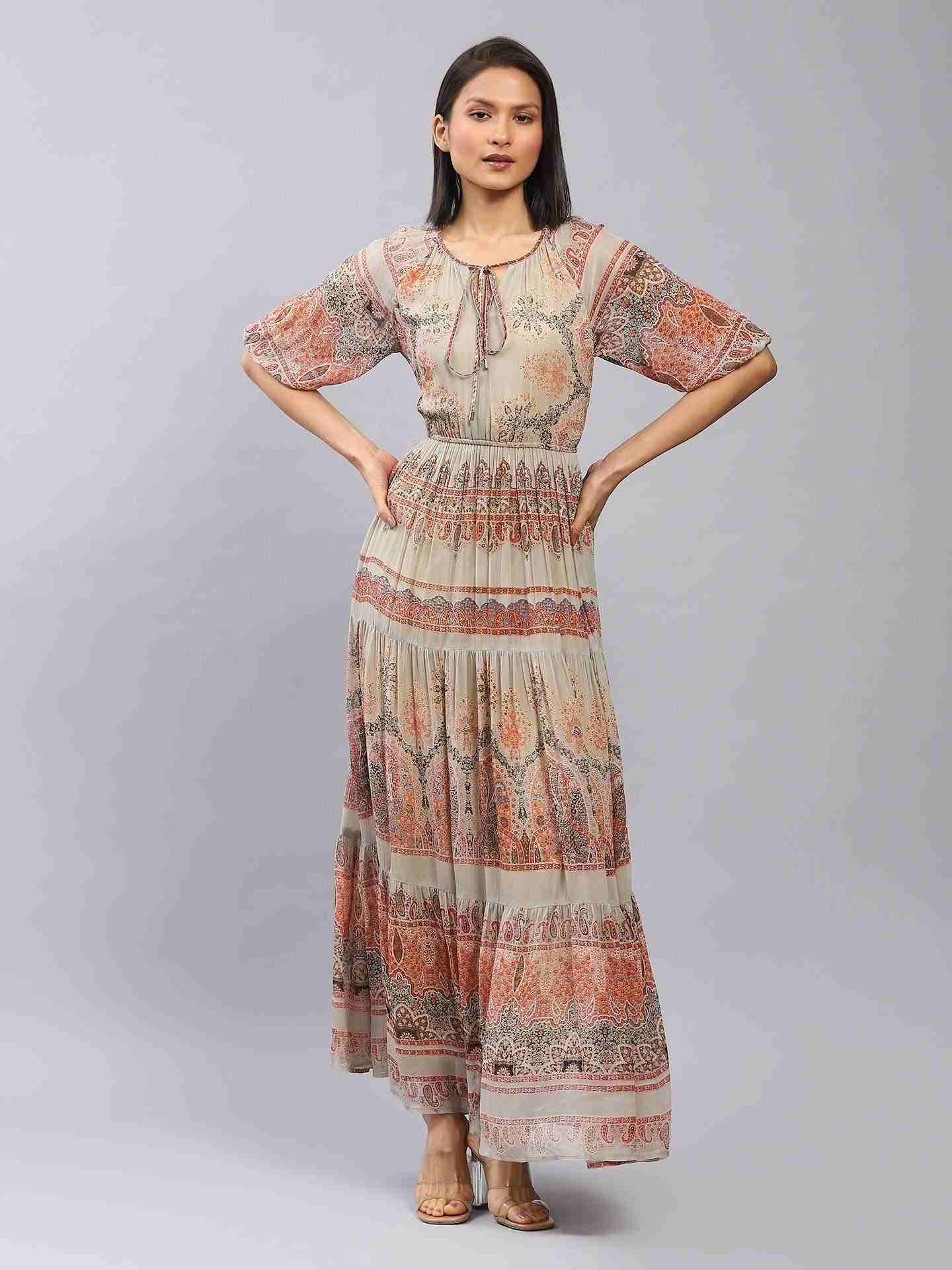 Olive Romane Maxi Dress