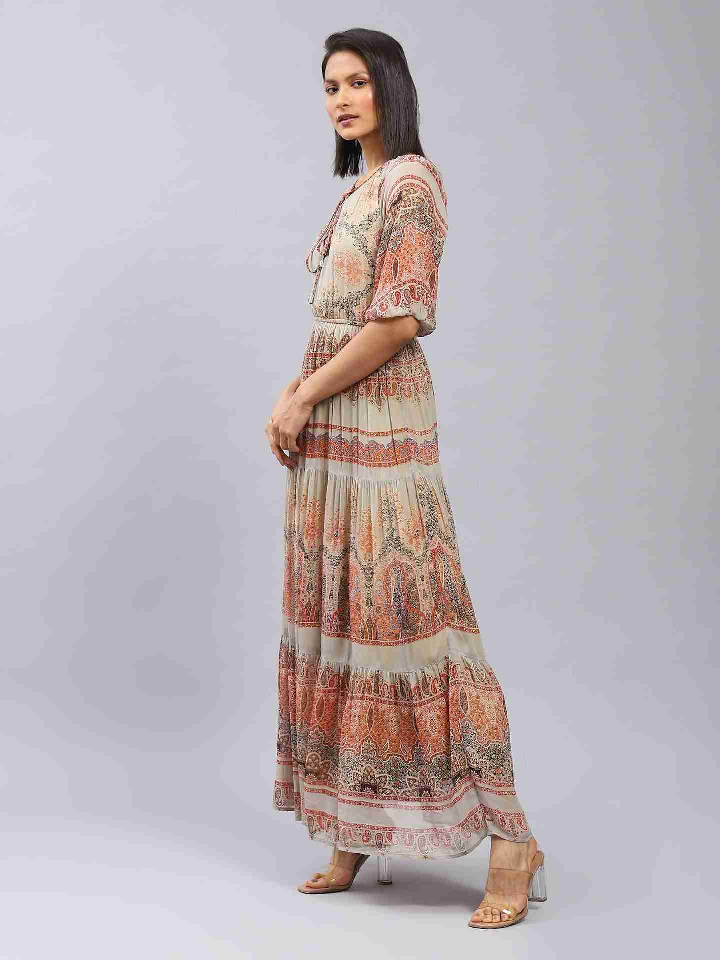 Olive Romane Maxi Dress