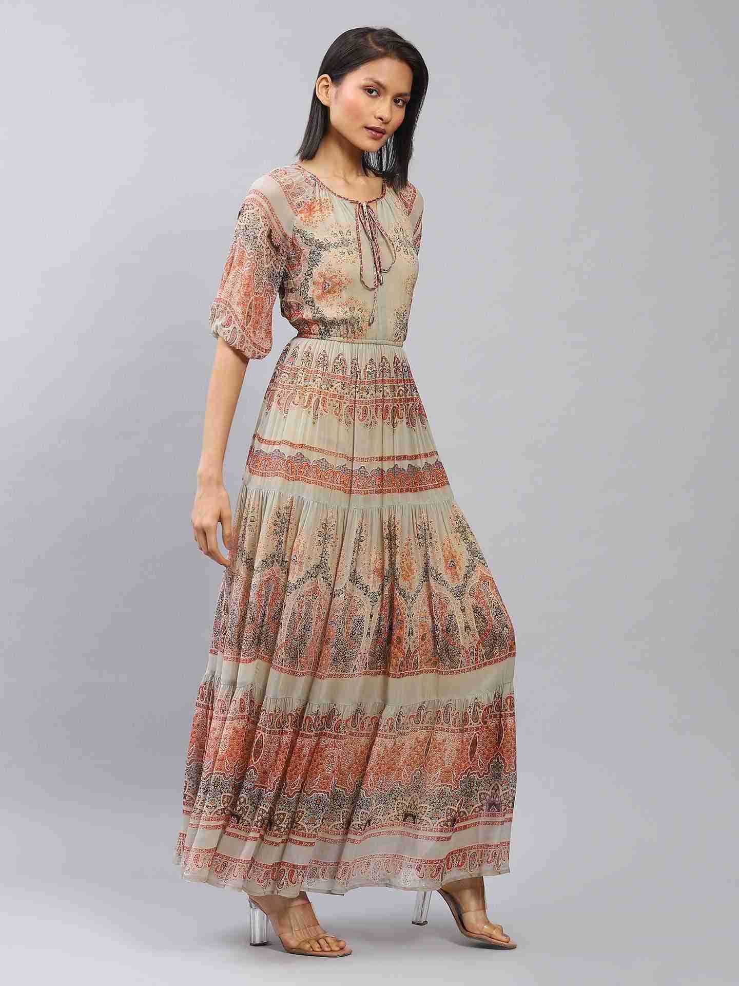 Olive Romane Maxi Dress