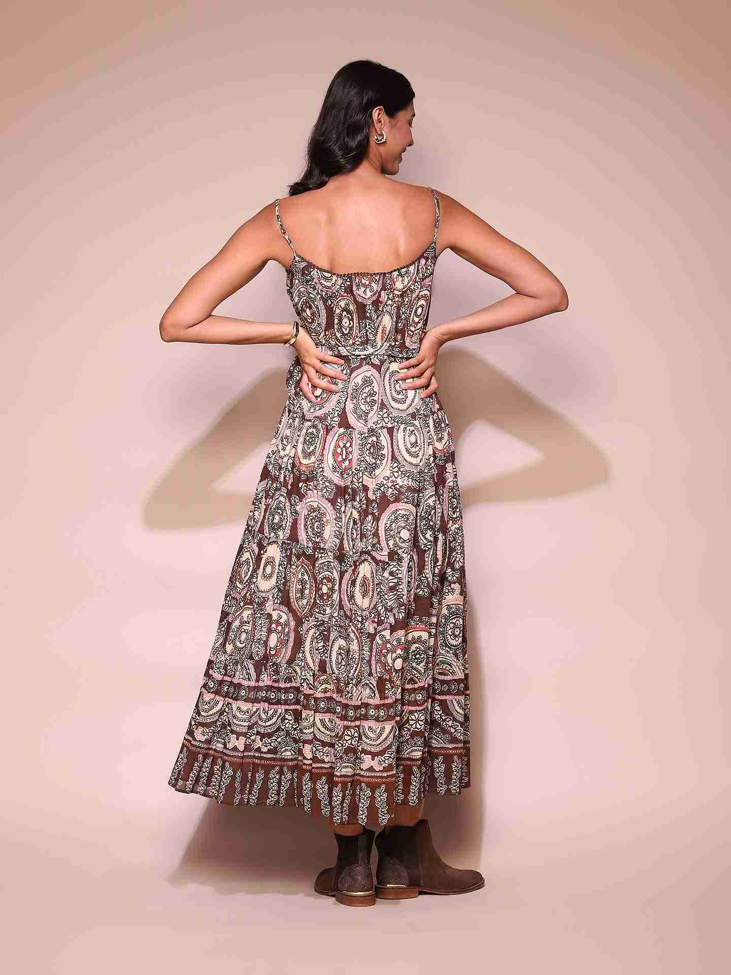 Brown Doretha Dress