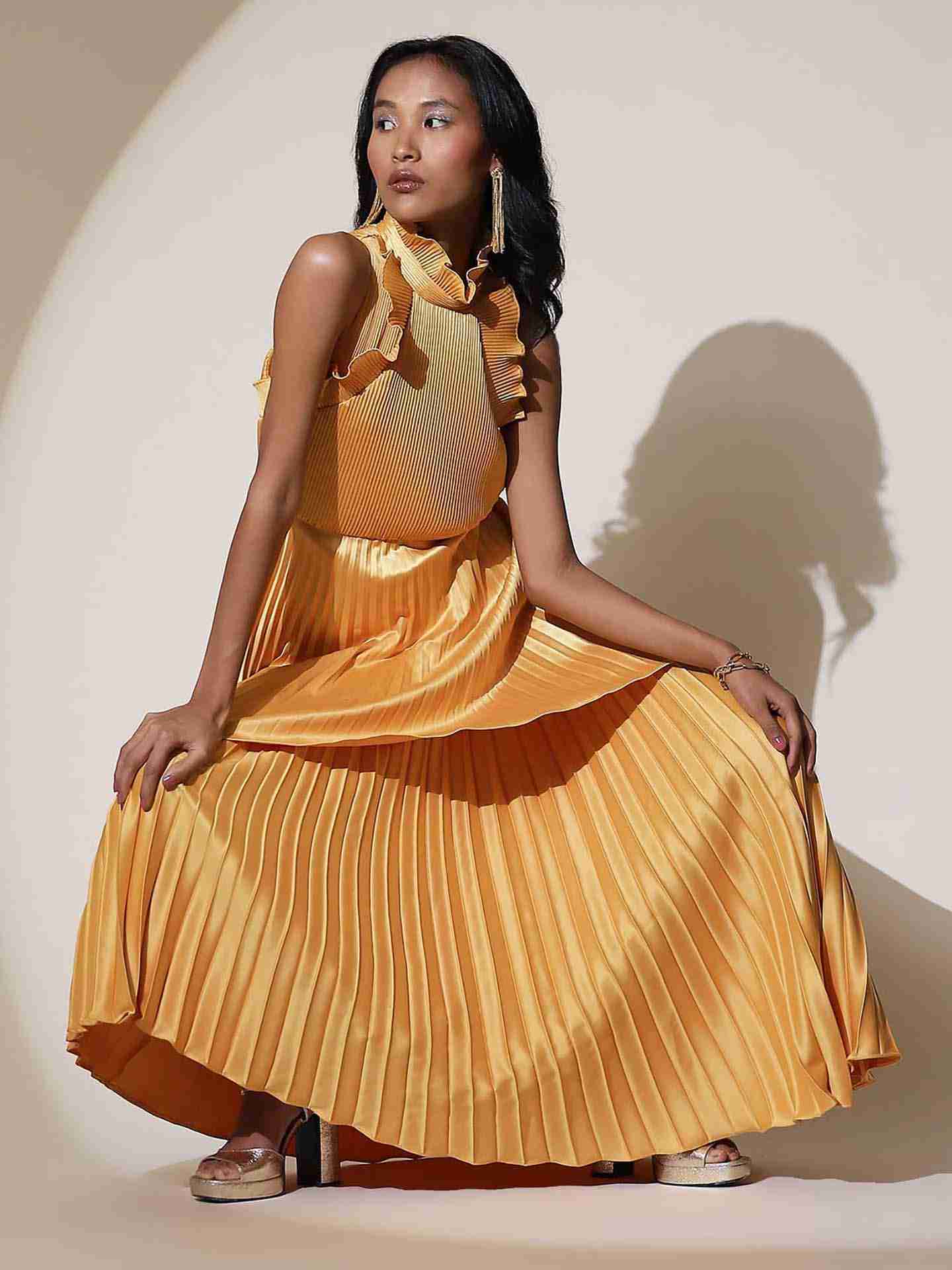 Mustard Antalya Dress