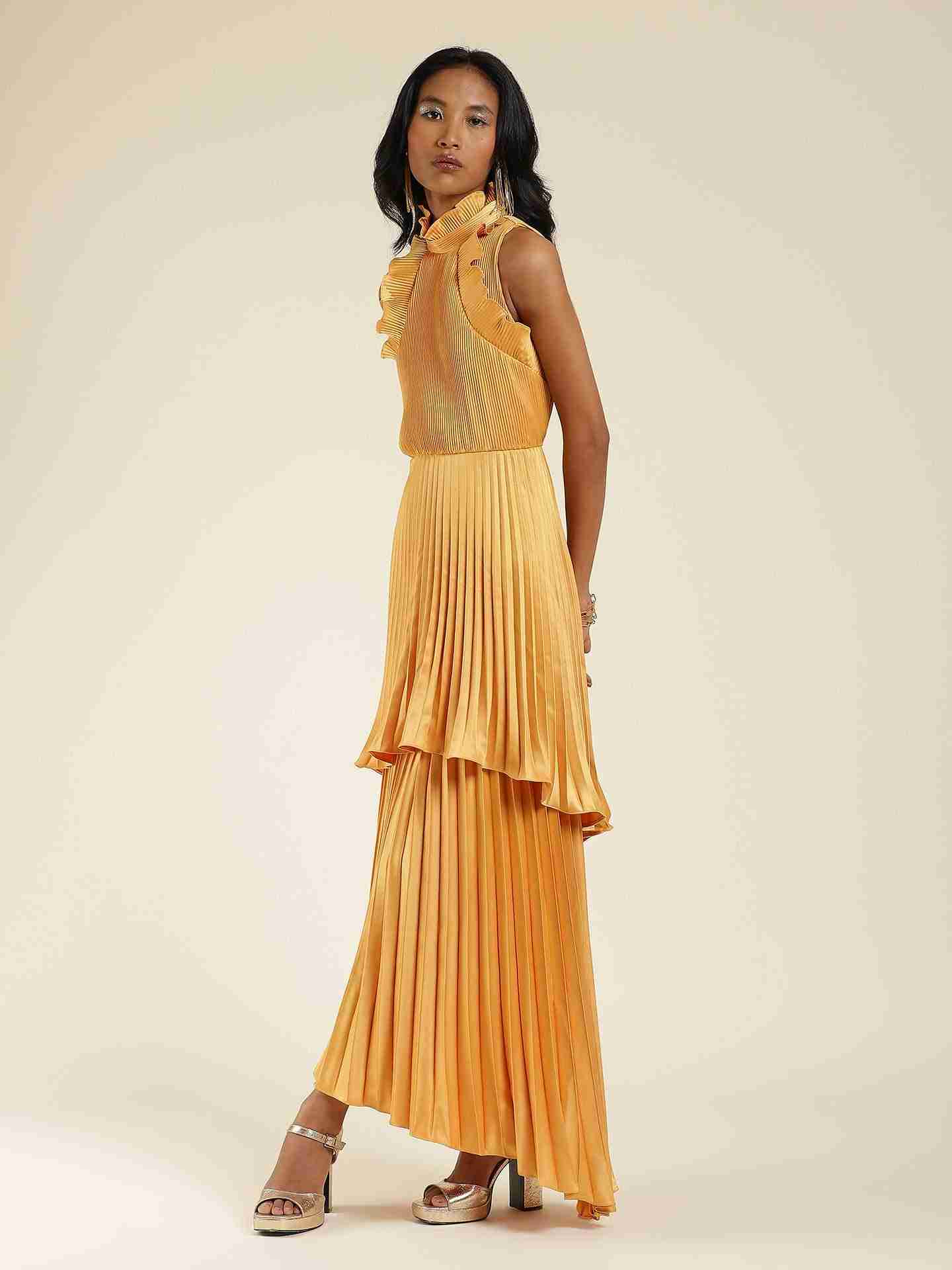 Mustard Antalya Dress