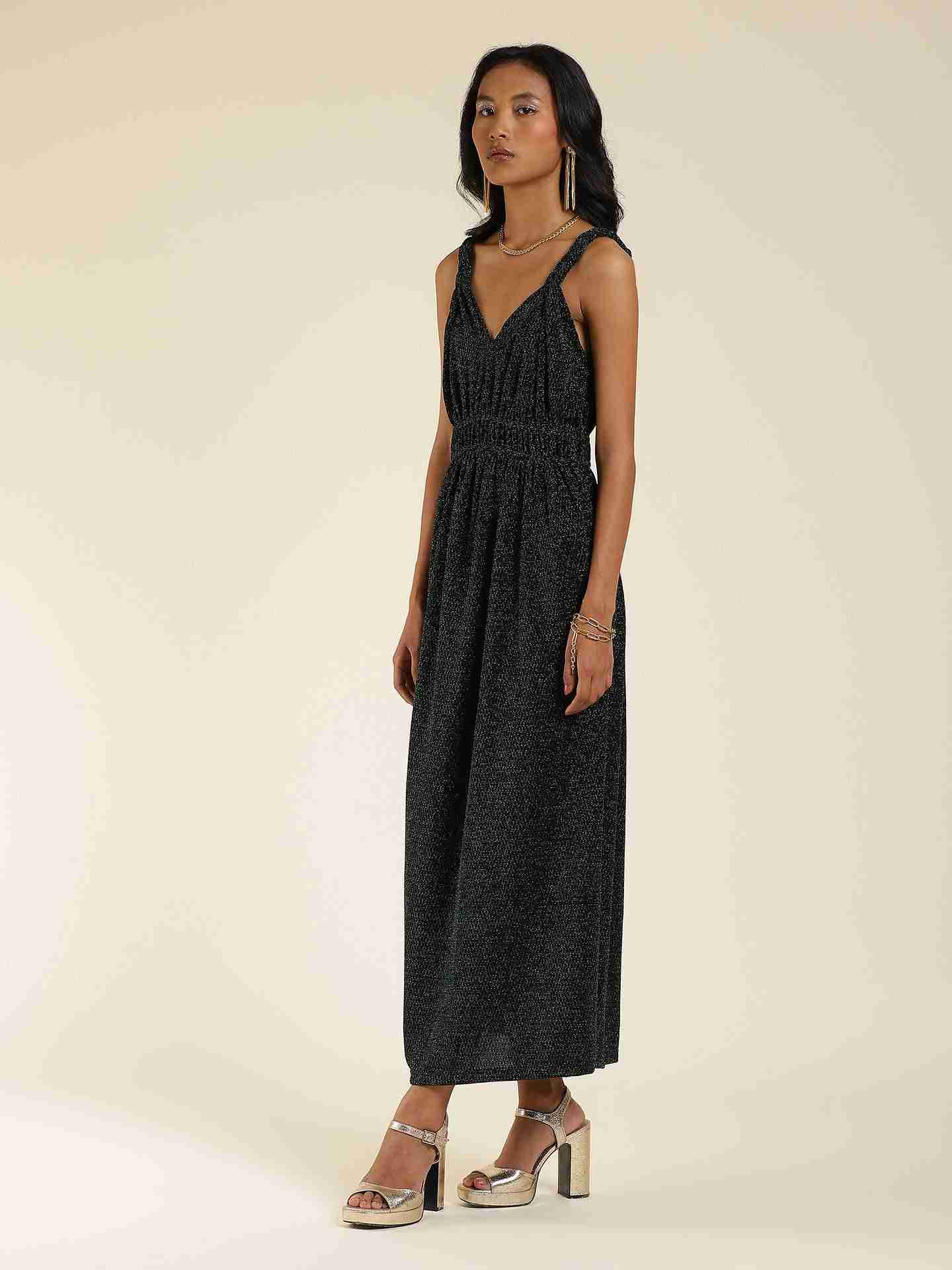 Emerald Lady Gaga Maxi Dress