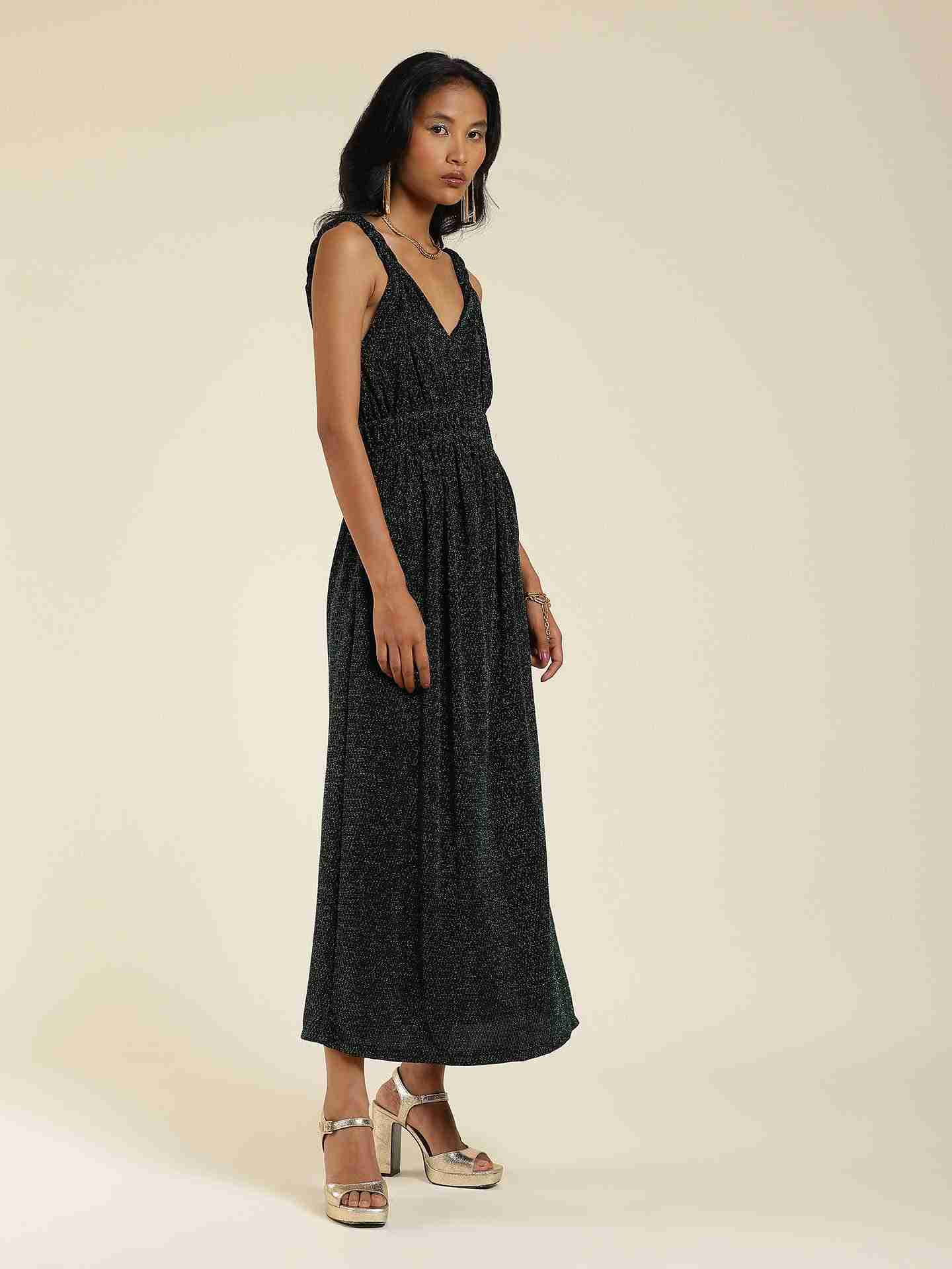 Emerald Lady Gaga Maxi Dress