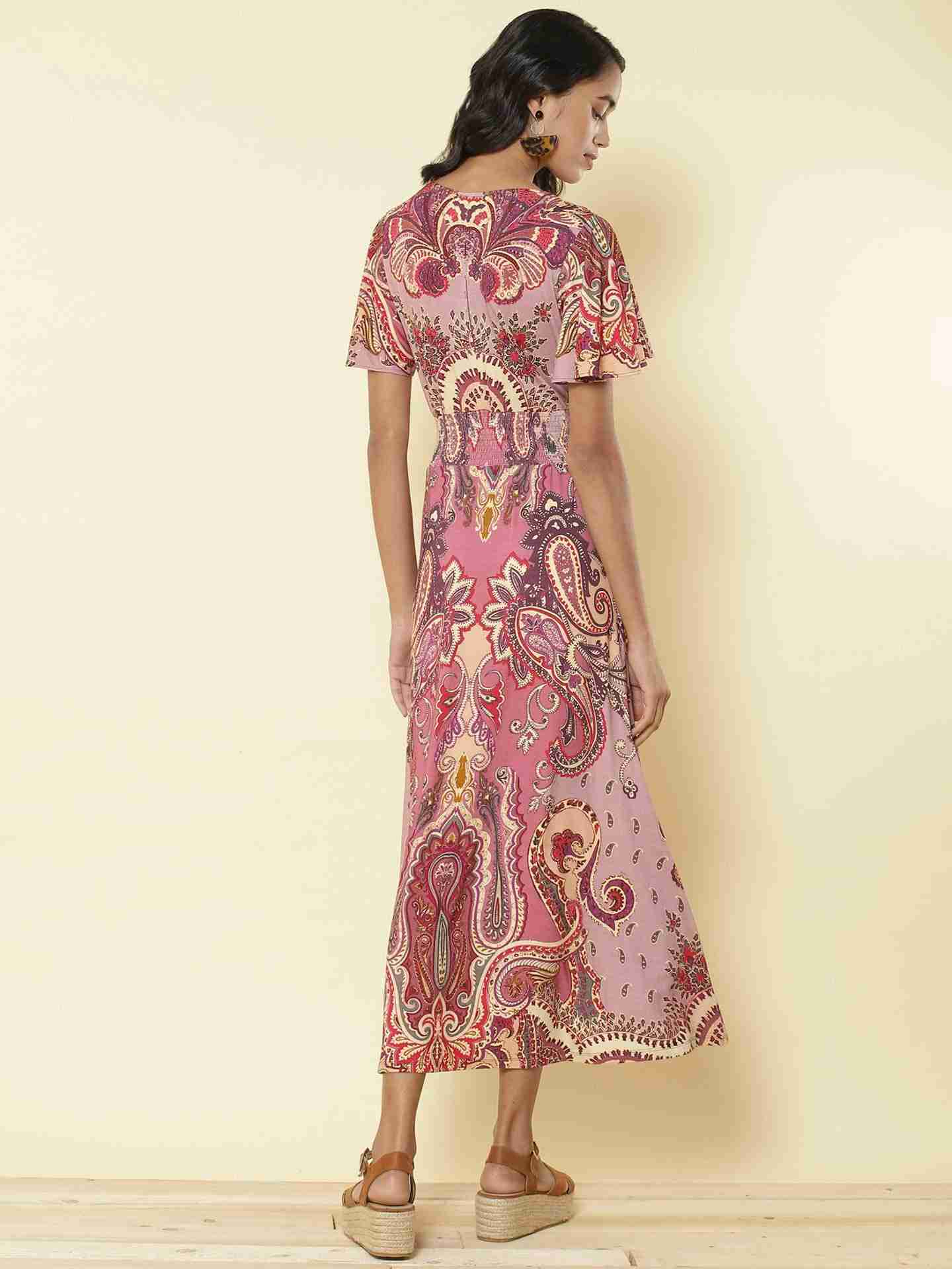 Pink Keri Print Shift Dress