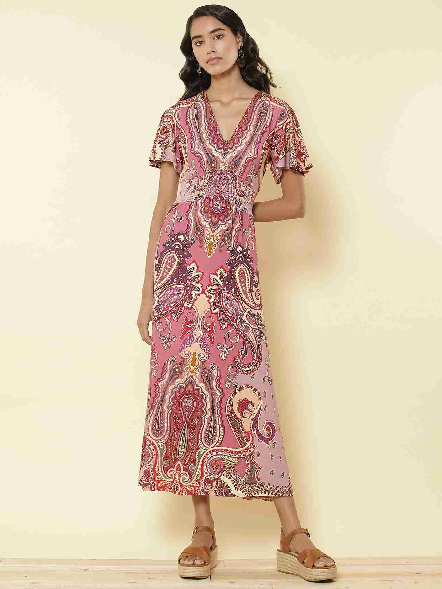 Pink Keri Print Shift Dress