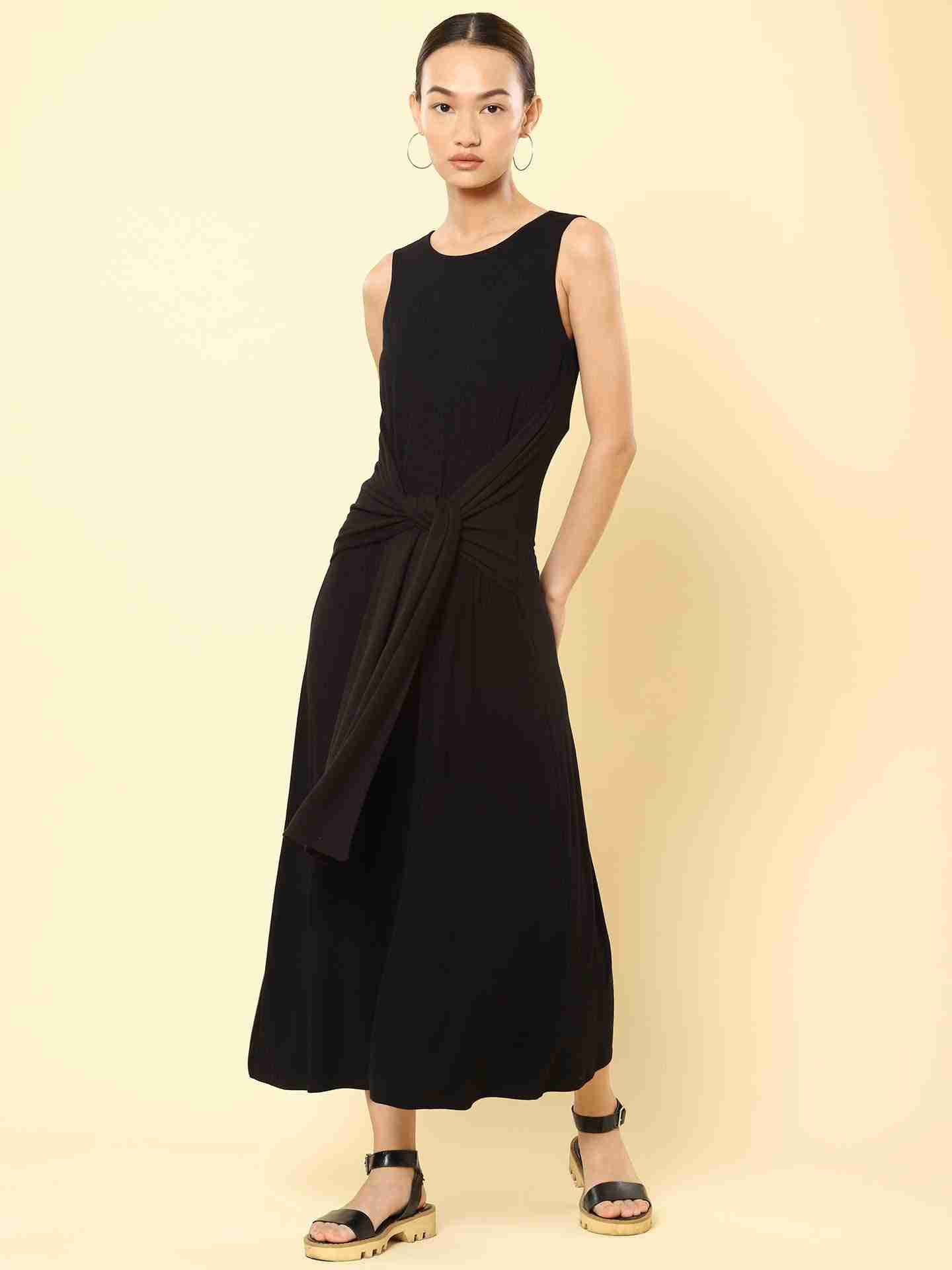 Black Core Classics Midi Dress
