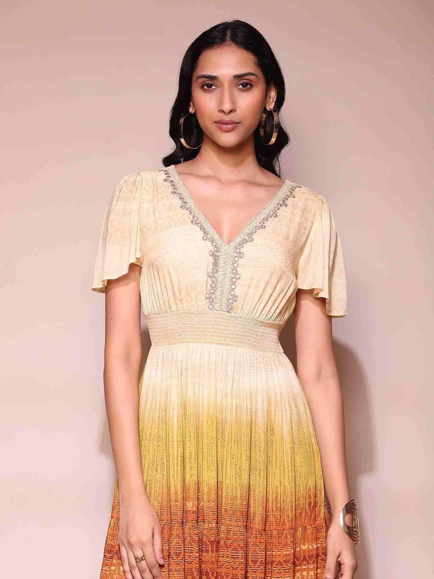 Multi Celine Maxi Dress