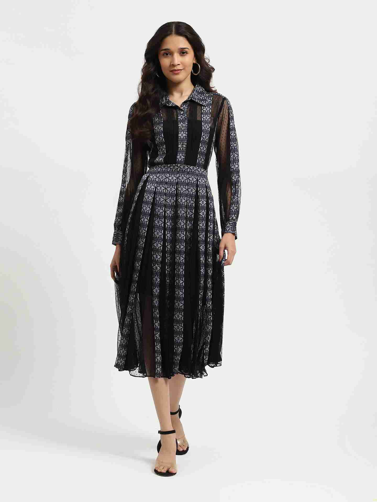 Black Veronica Long Dress