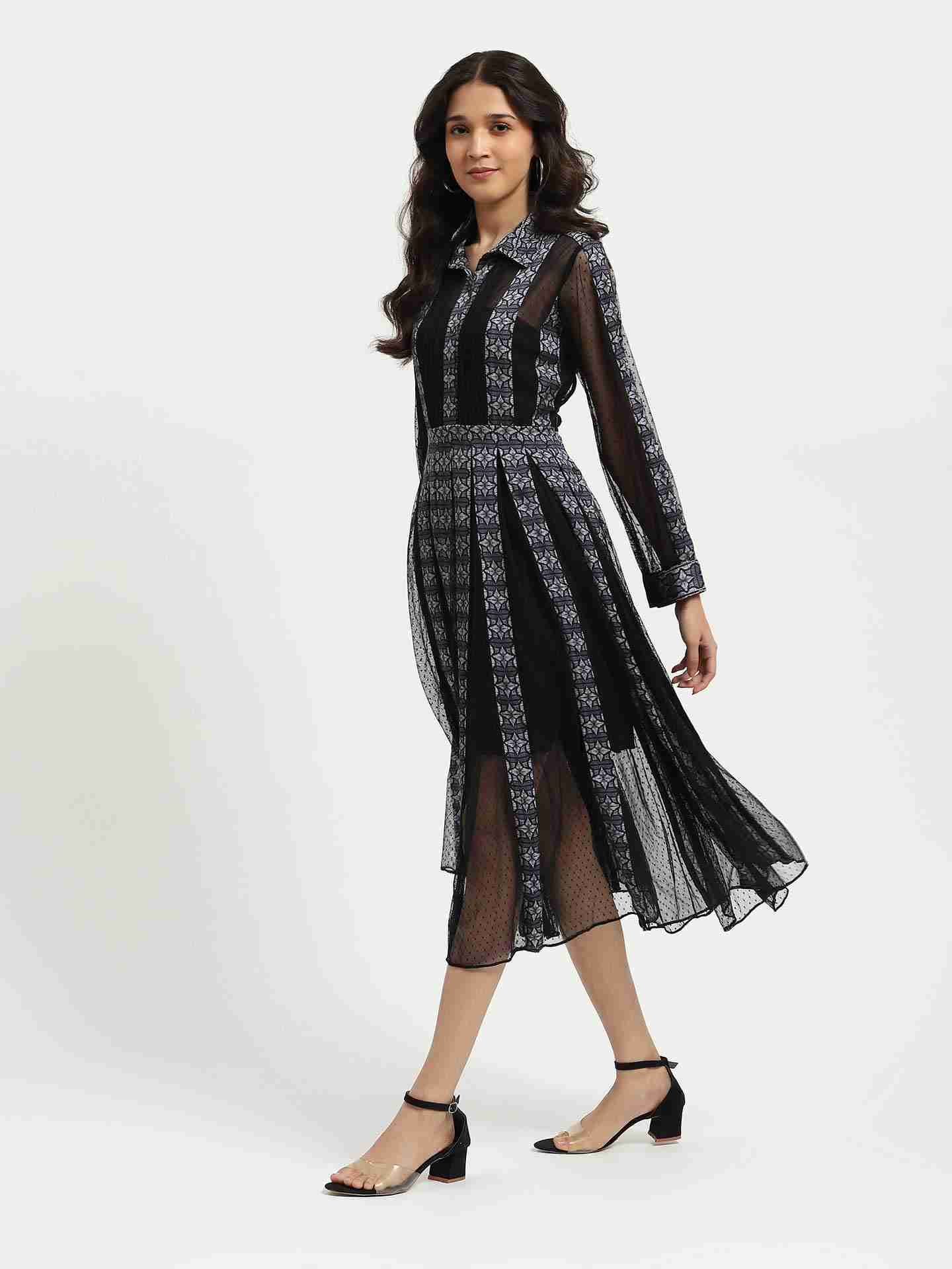 Black Veronica Long Dress