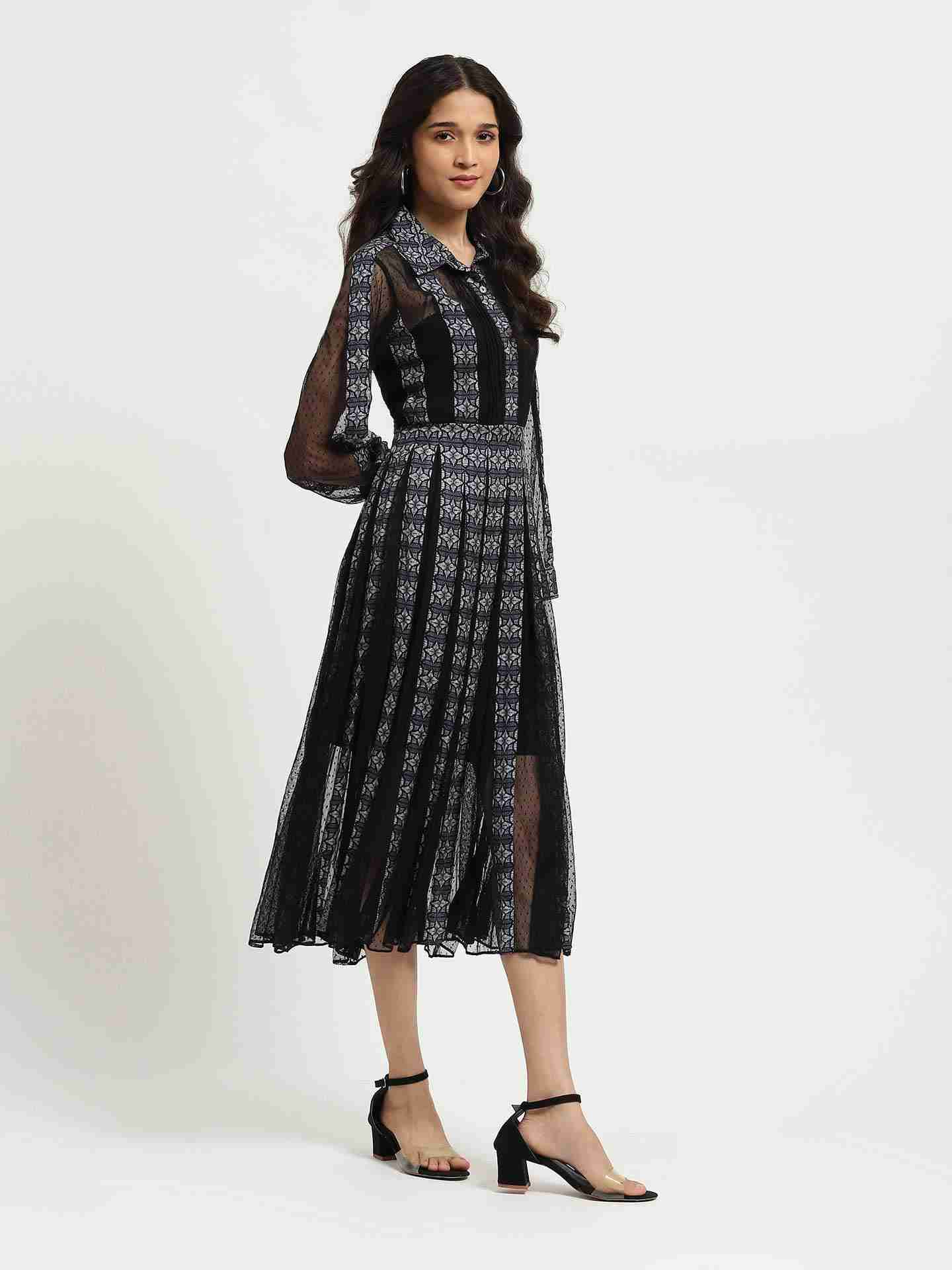 Black Veronica Long Dress