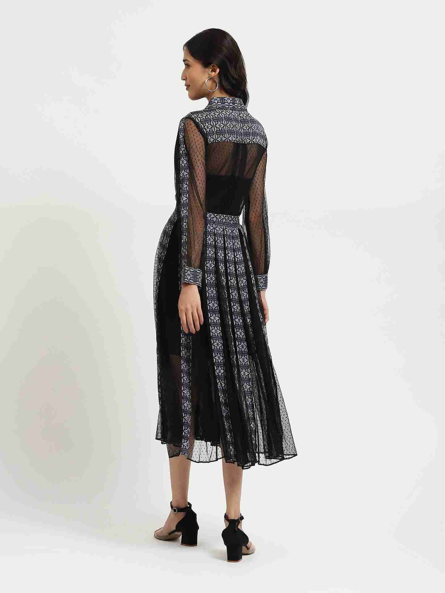 Black Veronica Long Dress