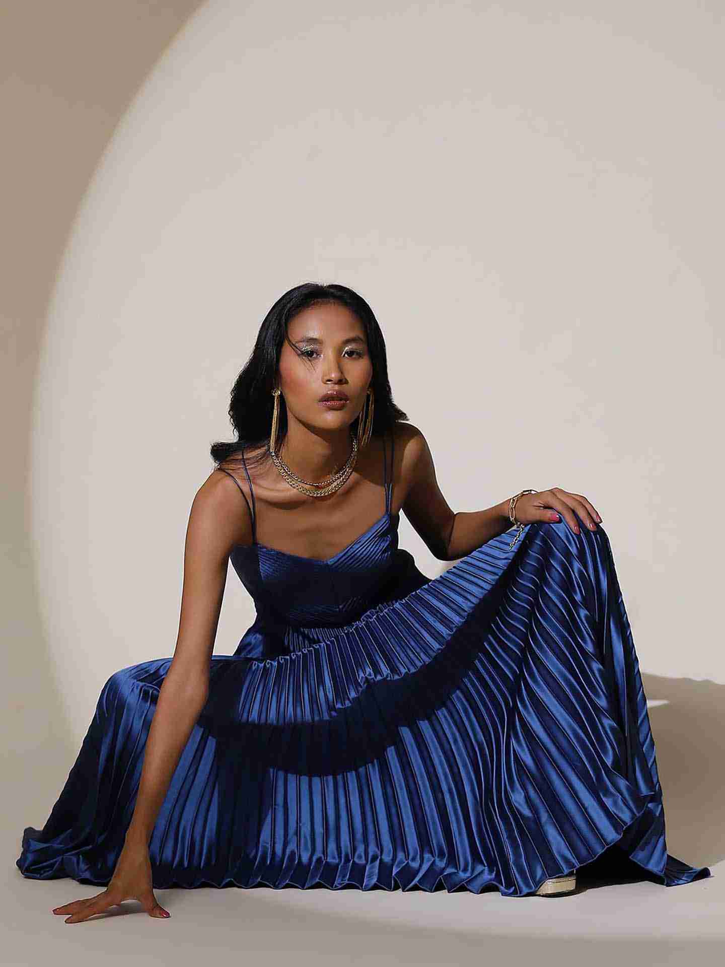 Navy Celina Dress